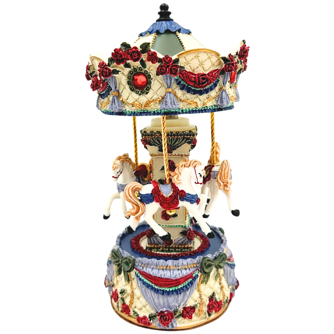 Carrousel-muziekdoos 18cm met gravure