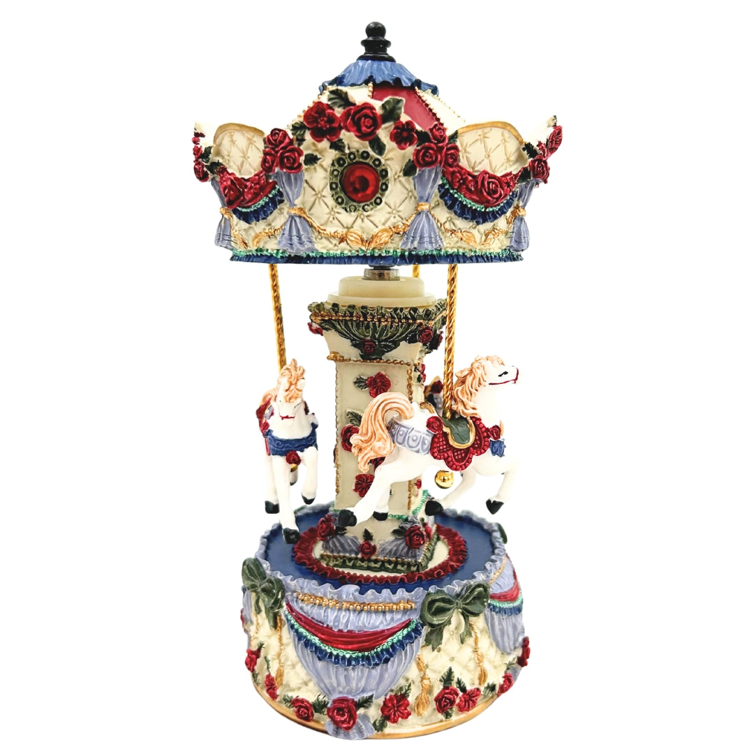 Carrousel-muziekdoos 18cm met gravure