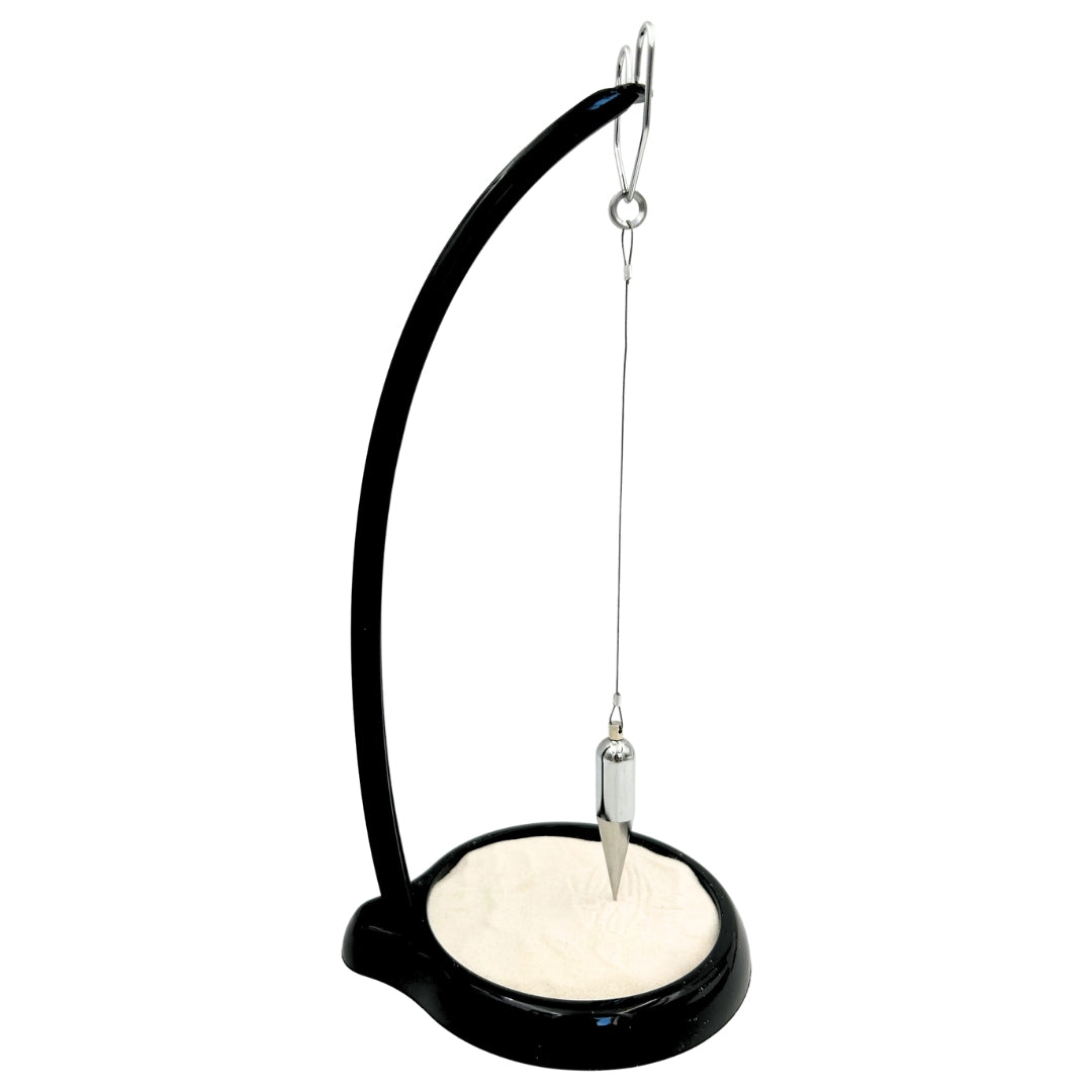 Zandpendel Sand Pendulum met gravure - inspirerende decoratie 38cm met kinetisch zand