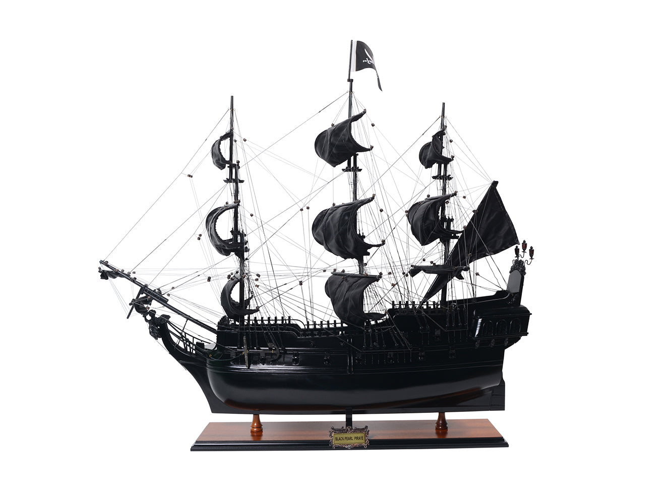 Zwarte Parel model van piratenschip - lengte 89cm - BP80R