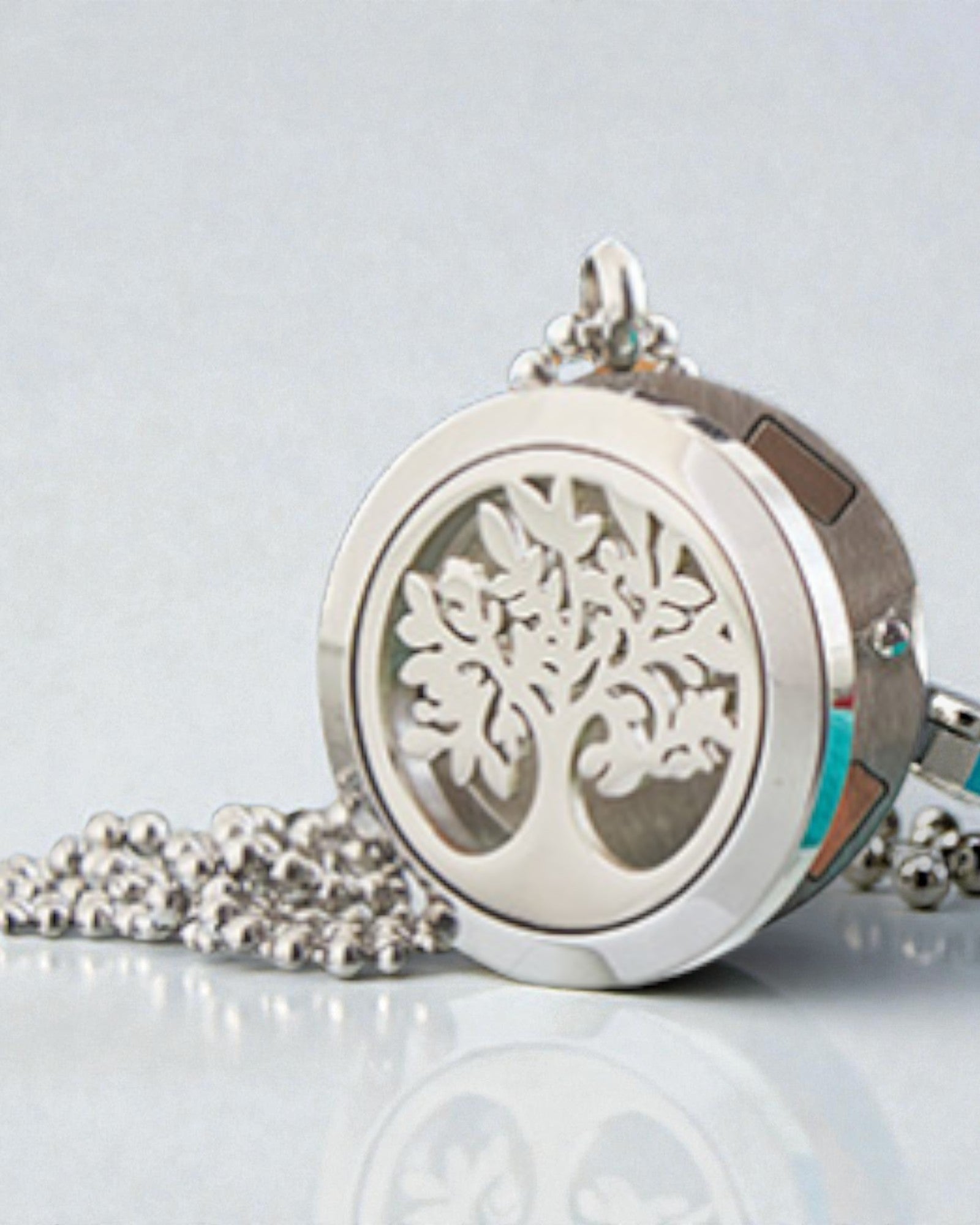 AromaTree Harmonie – Aromatherapiehalsketting Levensboom 25 mm