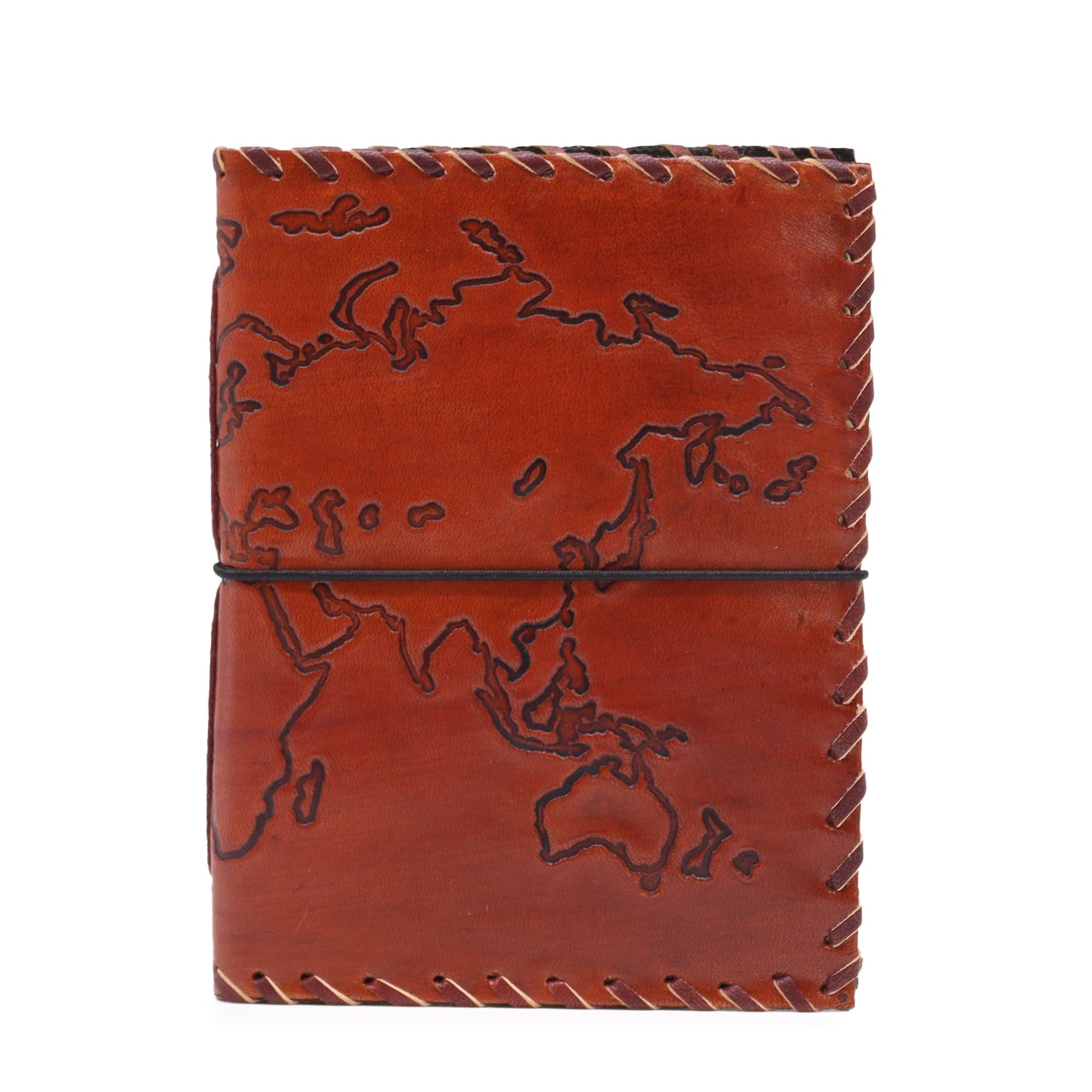 Leren reisdagboek Light Tan 17x13 cm