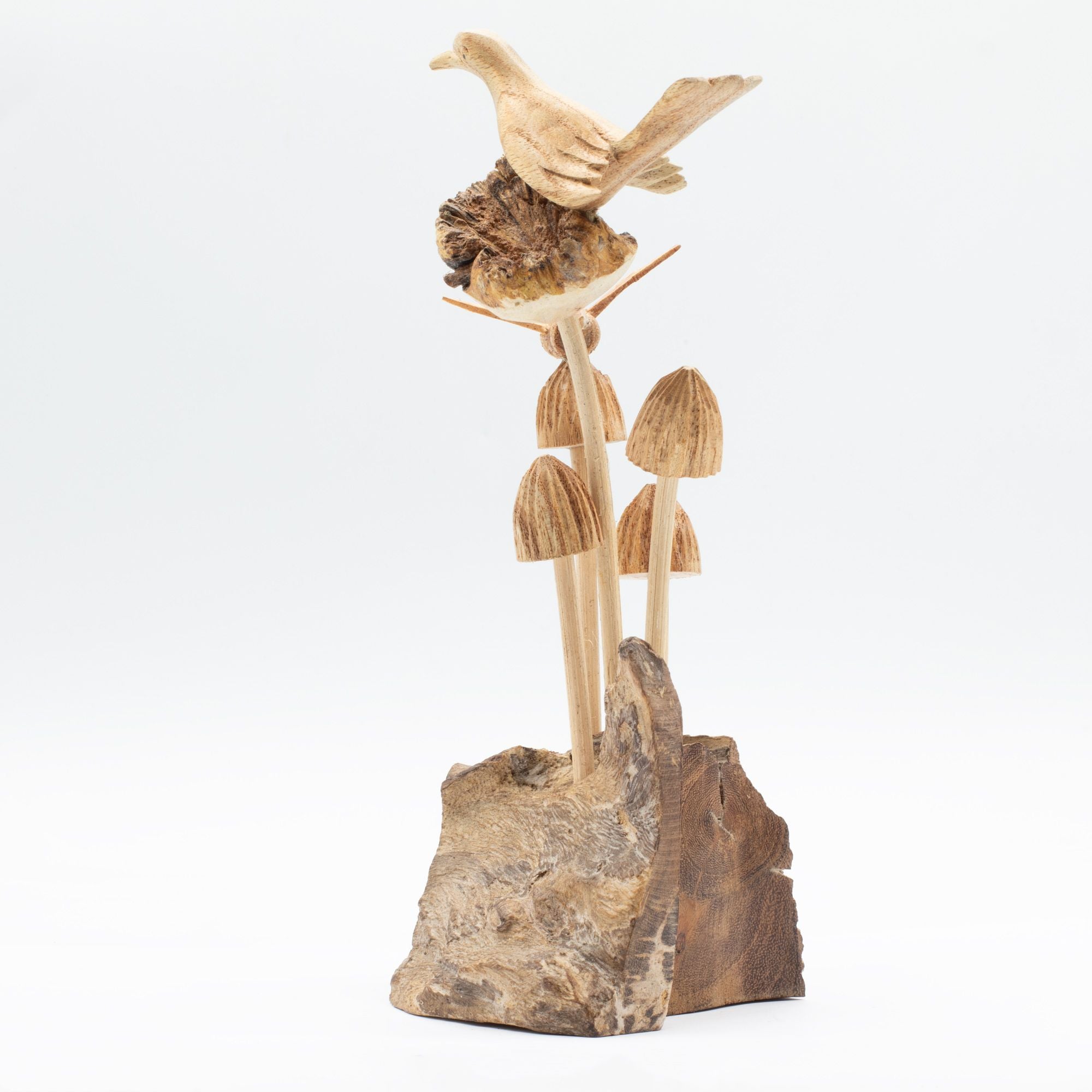 Sculptuur van parasiet hout