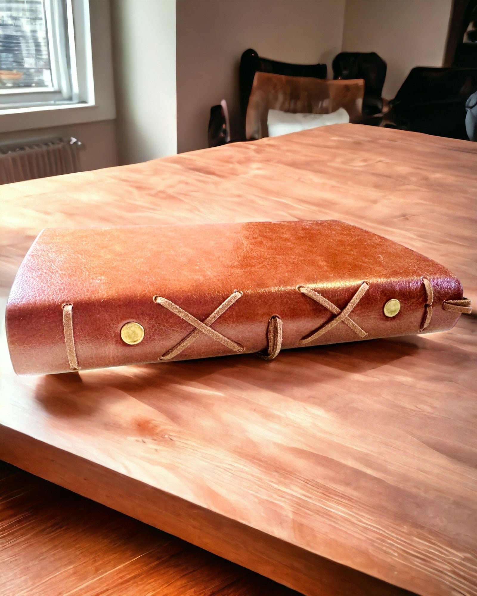 Vintage Zeilnotitieboek A6 of A7 formaat - met Kompasmotief en Gelagerde Bladen - Verkrijgbaar in verschillende Kleuropties, mogelijkheid tot graveren