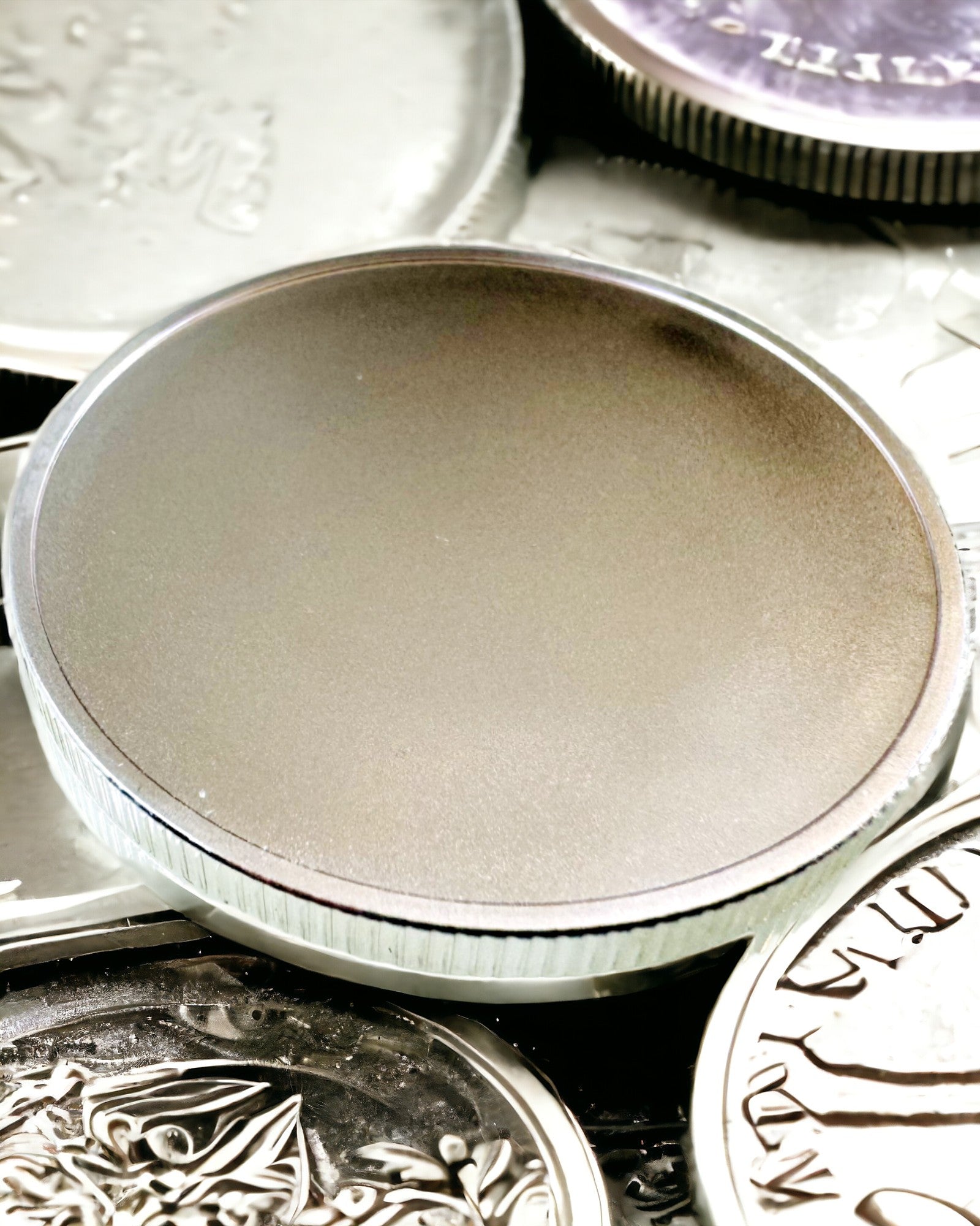 Lege Uitdaging Munt met Mogelijkheid tot Graveren Personalisatie – Verzamelaarsitem, 40mm, vier modellen