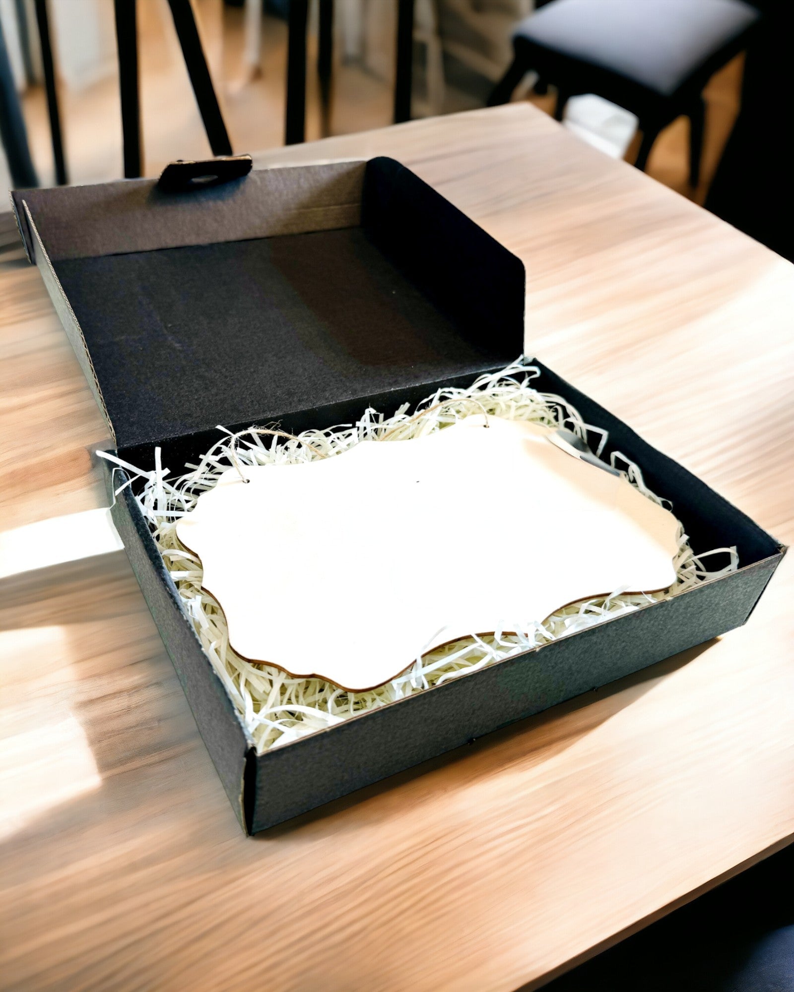 Houten Decoratieve Hanger met Personaliseringsmogelijkheid – Verschillende Vormen