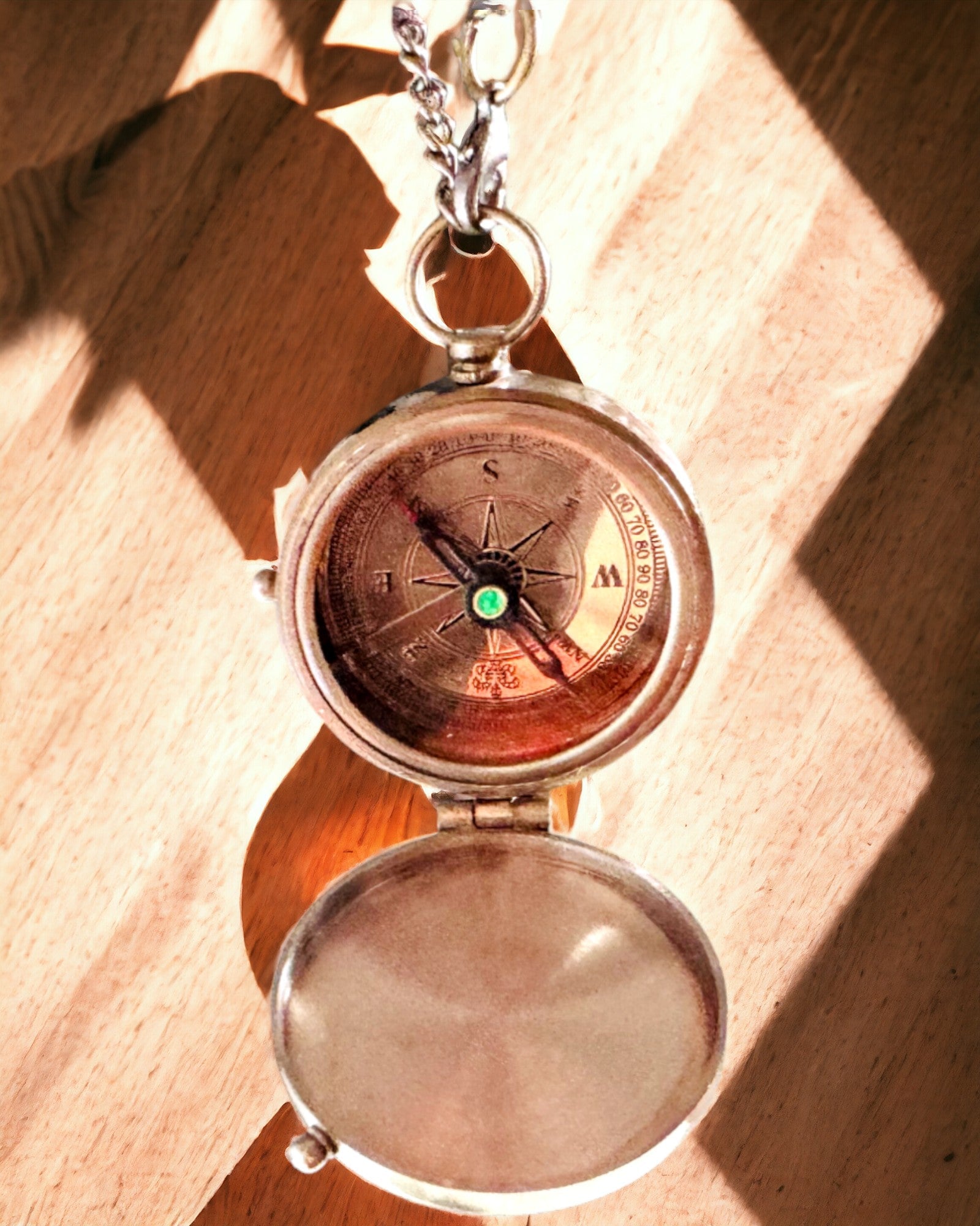 Kompas Indyjski Odysseus – Retro Explorer Parel - mogelijkheid tot graveren