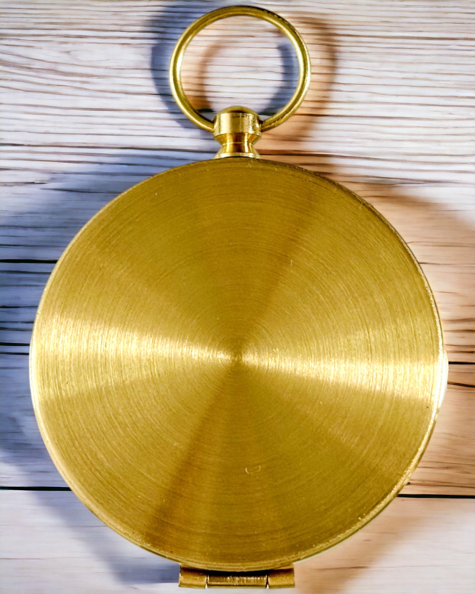 Waterdichte Messing Kompas met Gloei-effect - Onmisbaar voor Wandelen en Kamperen, personalisatie met gravure