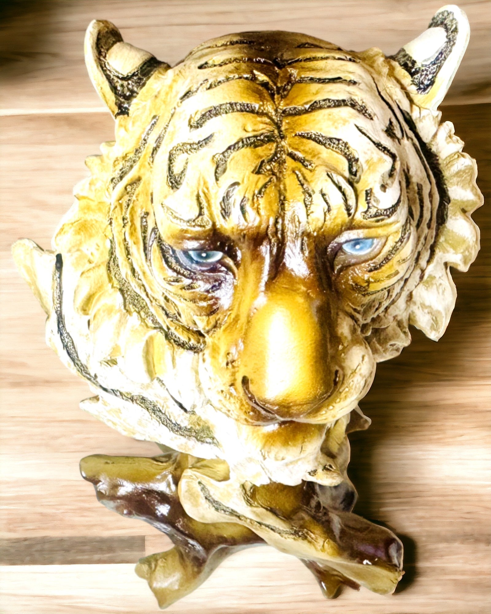 Statuet "Tijger Koning van de Jungle" met Graveeroptie, beeldje 29 cm hoog, decoratie als cadeau