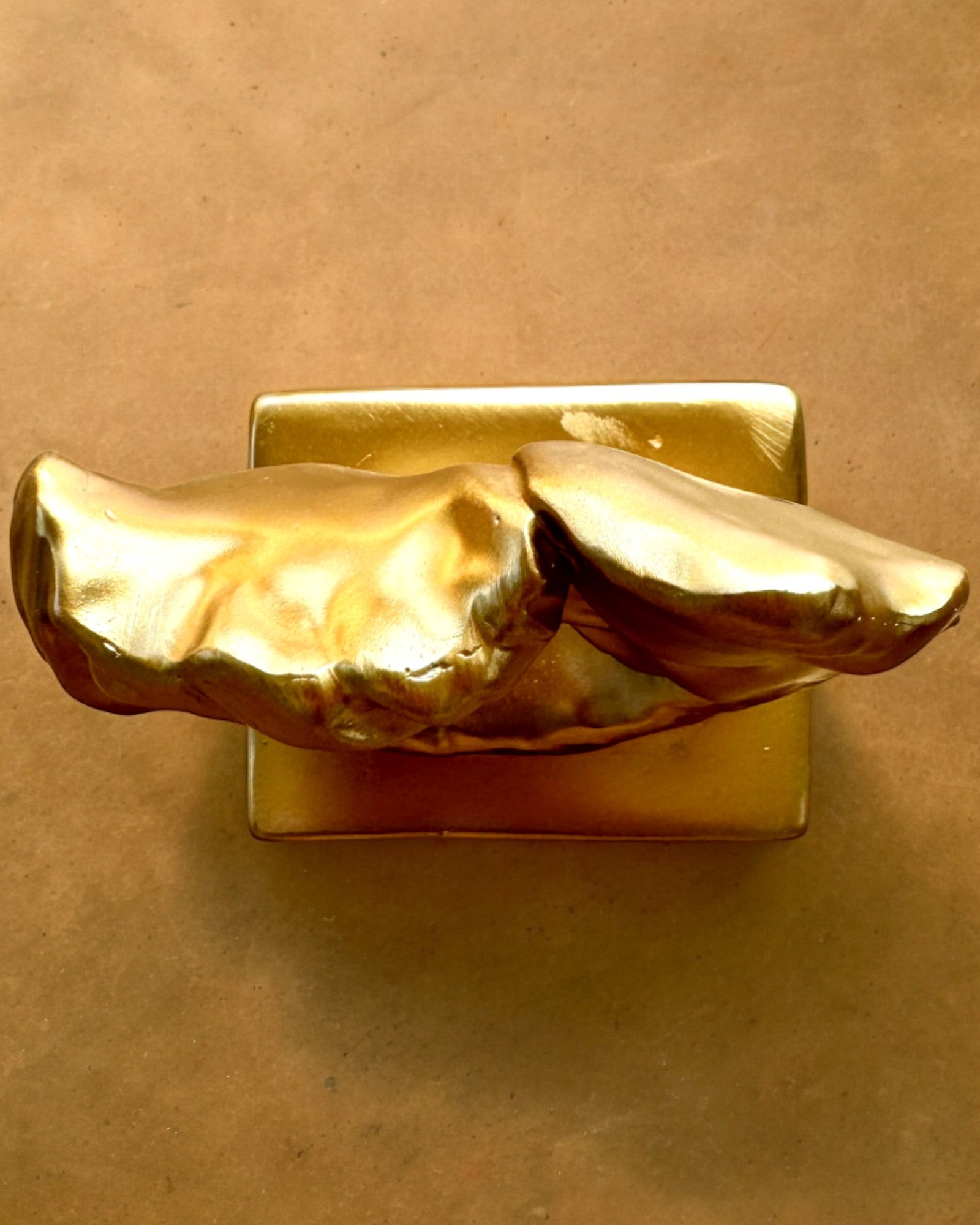 "Złote Złączenie" figuur - 13,5 cm hoog, Decoratief met Graveeroptie