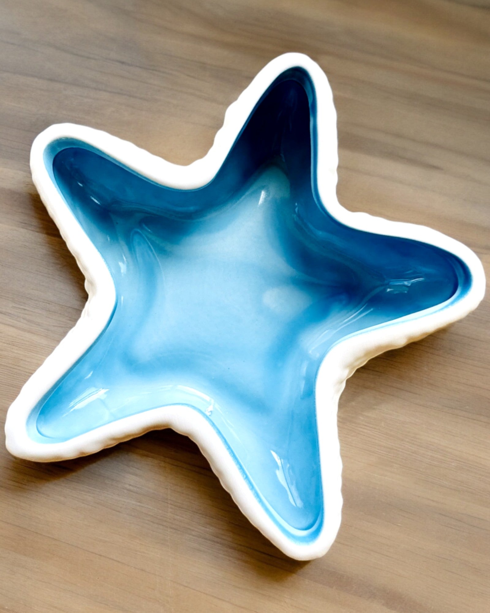 Keramische Kom "Sterrenlicht" - 14 cm breed - als cadeau, personalisatie met gravure