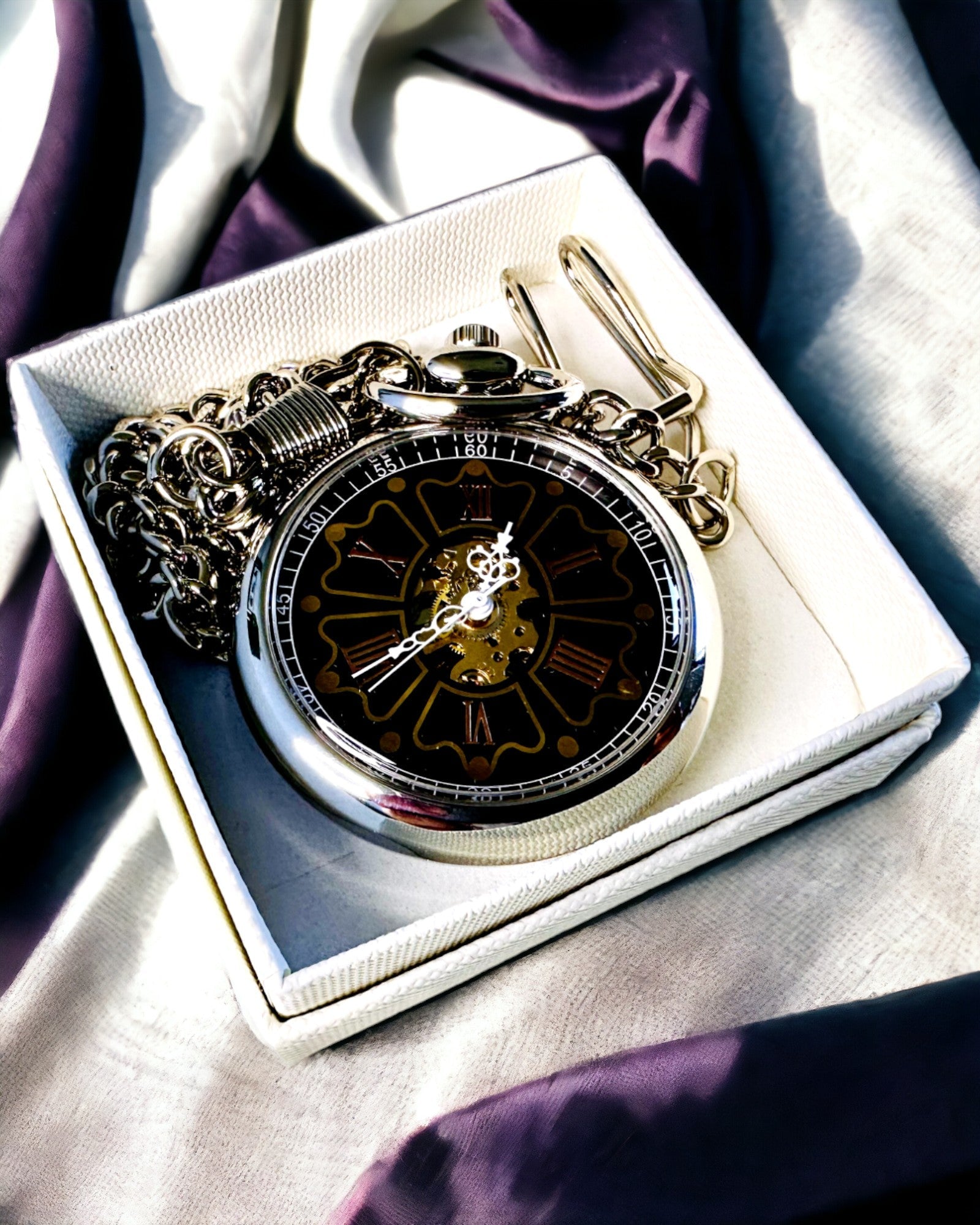 Vintage Zakhorloge met Graveermogelijkheid