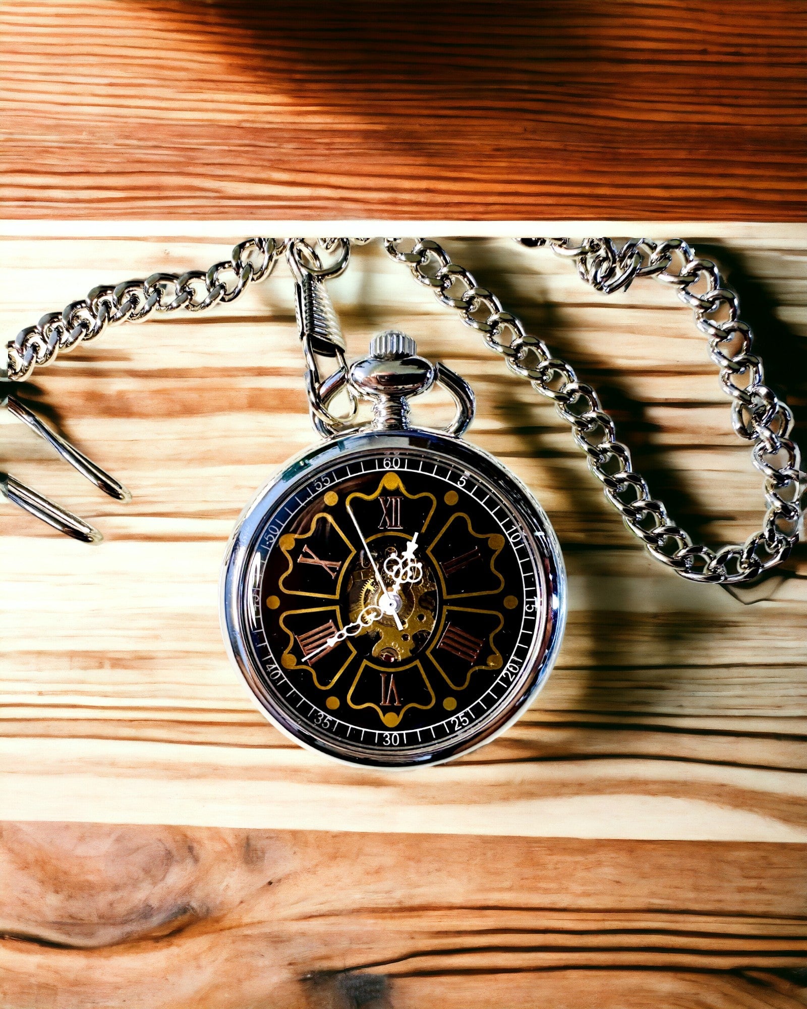 Vintage Zakhorloge met Graveermogelijkheid