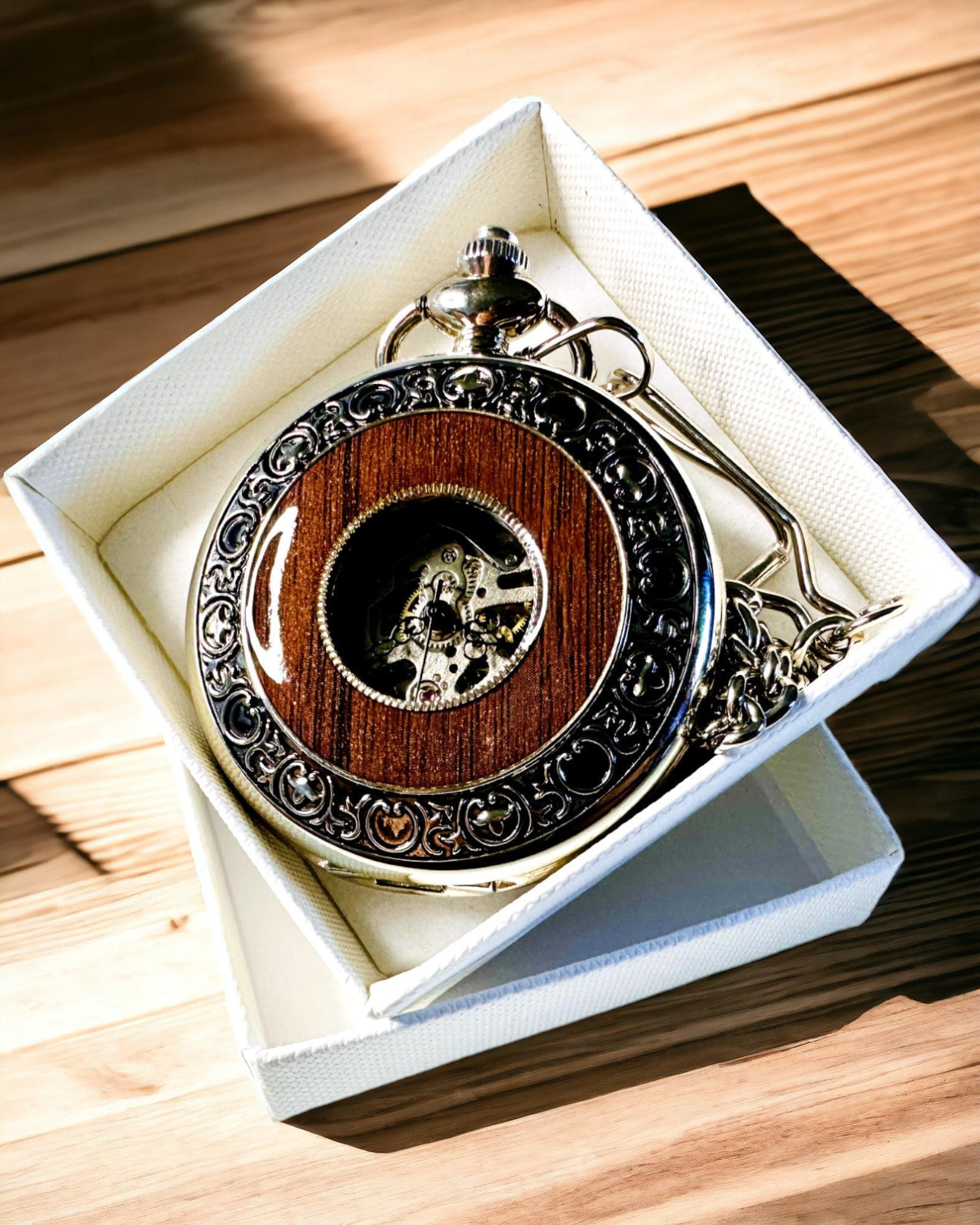 Zakhorloge "Heritage Timekeeper" met Graveermogelijkheid