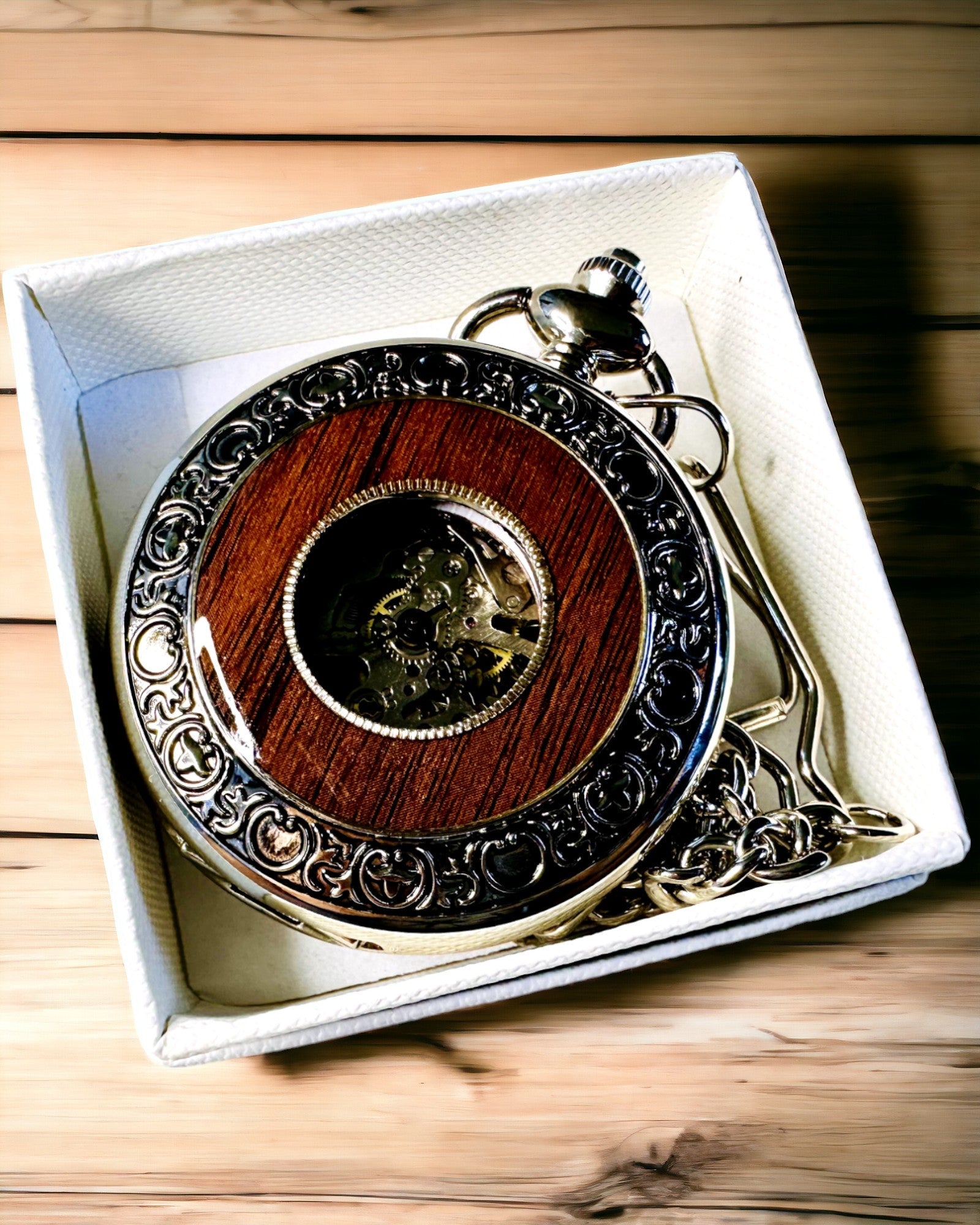 Zakhorloge "Heritage Timekeeper" met Graveermogelijkheid