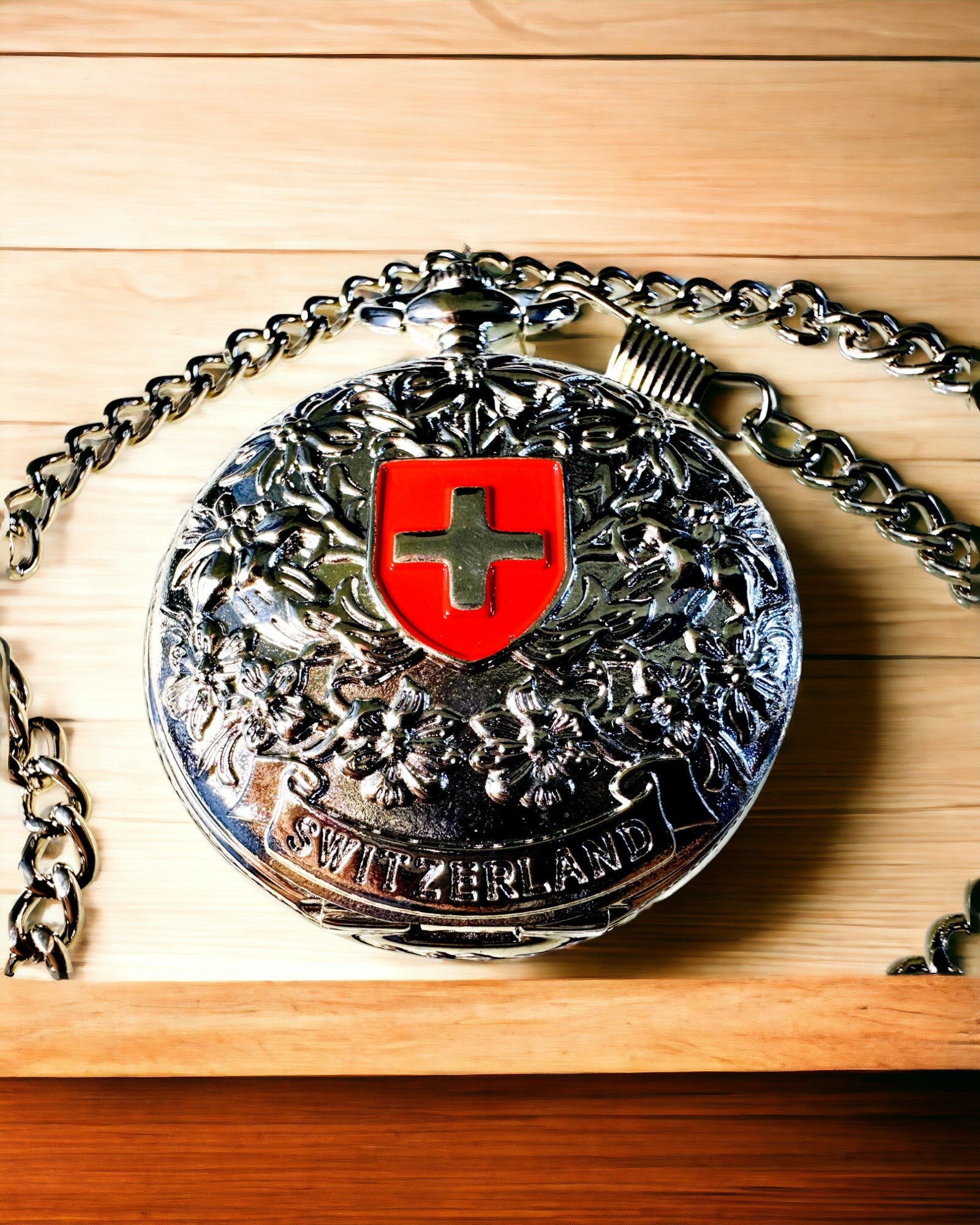 Zakhorloge "Heritage Helvetia" met Graveermogelijkheid