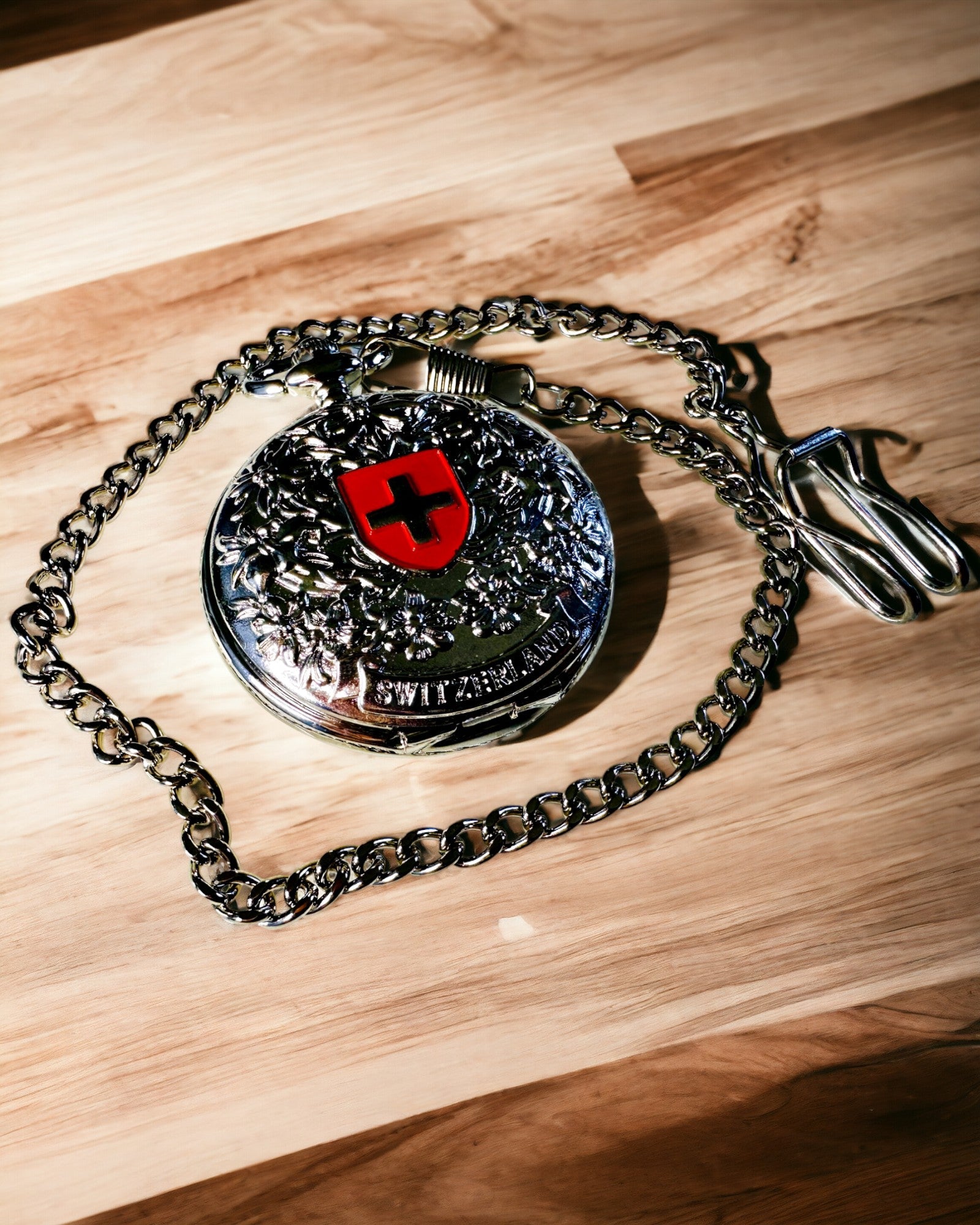 Zakhorloge "Heritage Helvetia" met Graveermogelijkheid