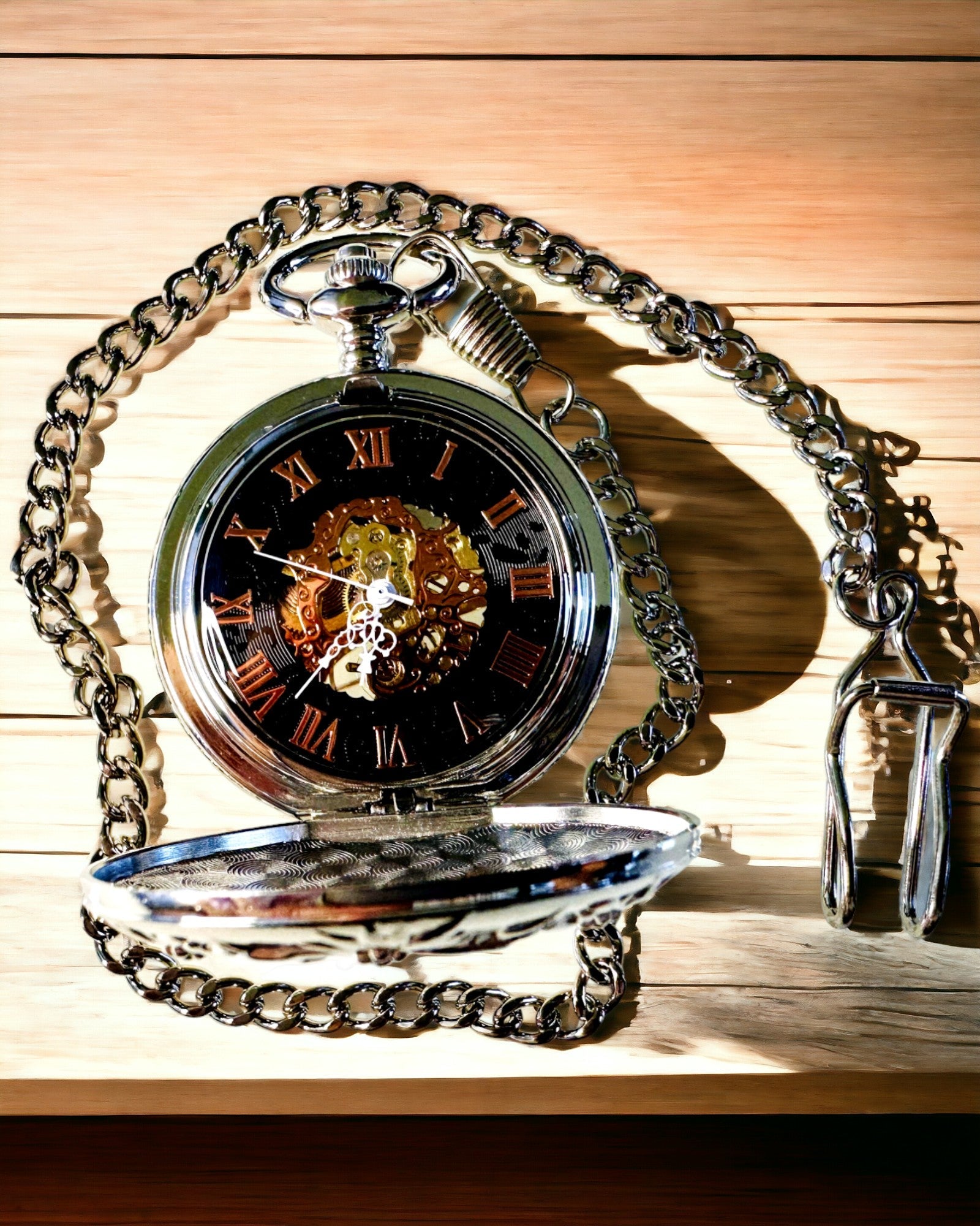 Zakhorloge "Heritage Helvetia" met Graveermogelijkheid
