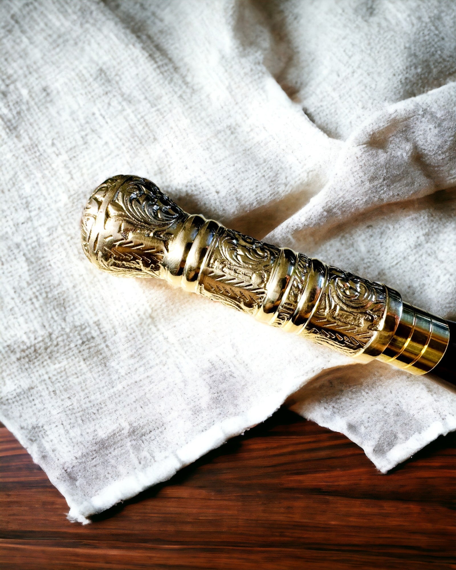 Premium Schoenlepel "Elegancja Rajput" met Graveeroptie