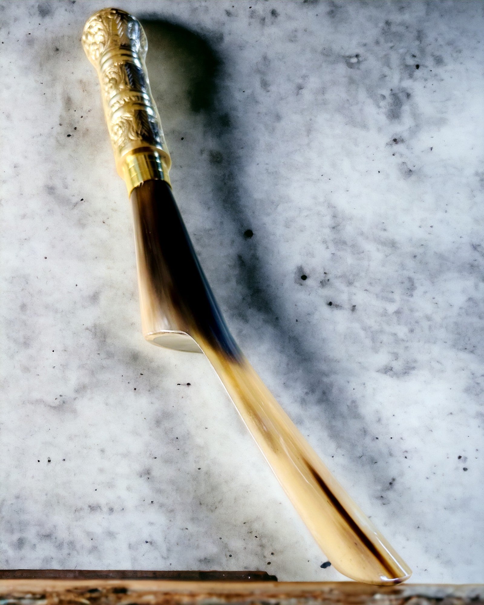 Premium Schoenlepel "Elegancja Rajput" met Graveeroptie