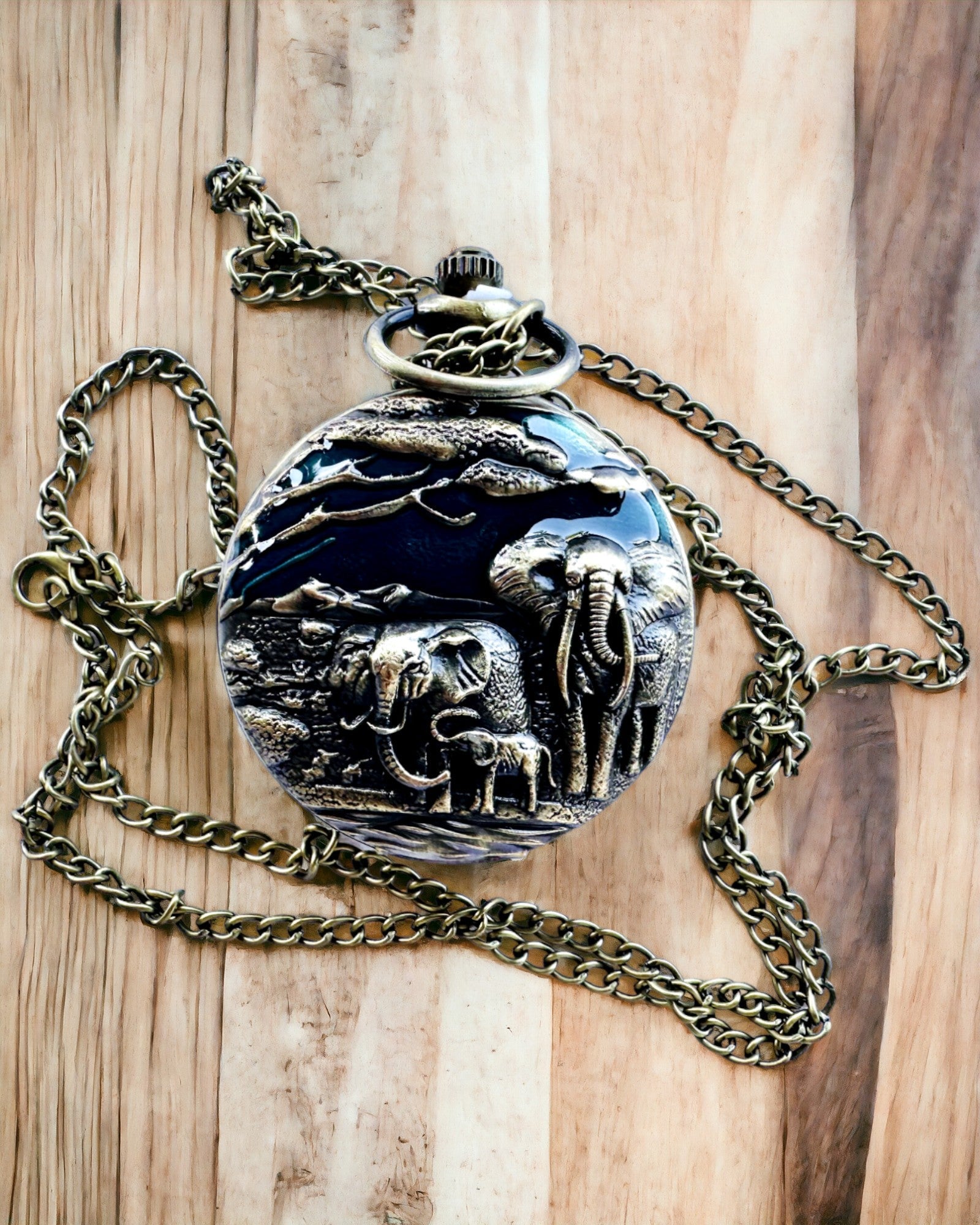 Zakhorloge "Vintage Explorer" met Graveermogelijkheid