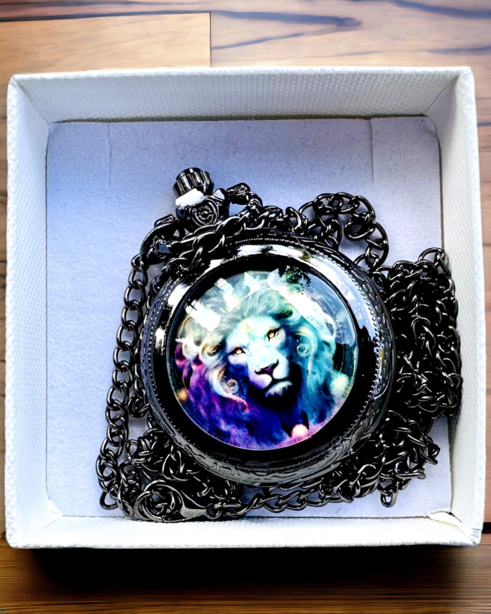 Zakhorloge "Majesty Lion" met Graveermogelijkheid