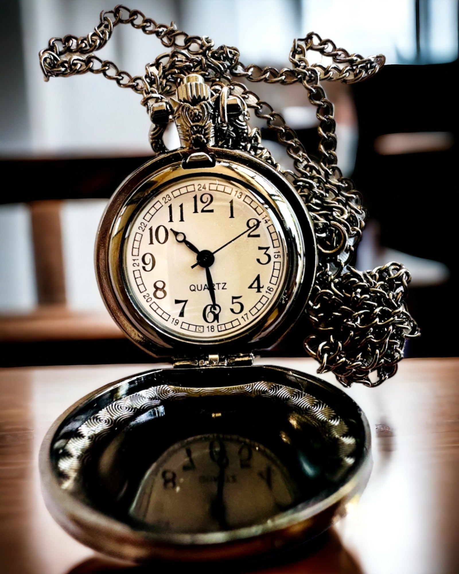Zakhorloge "Sterrenkat" met Graveermogelijkheid, 2 Kleuropties Beschikbaar
