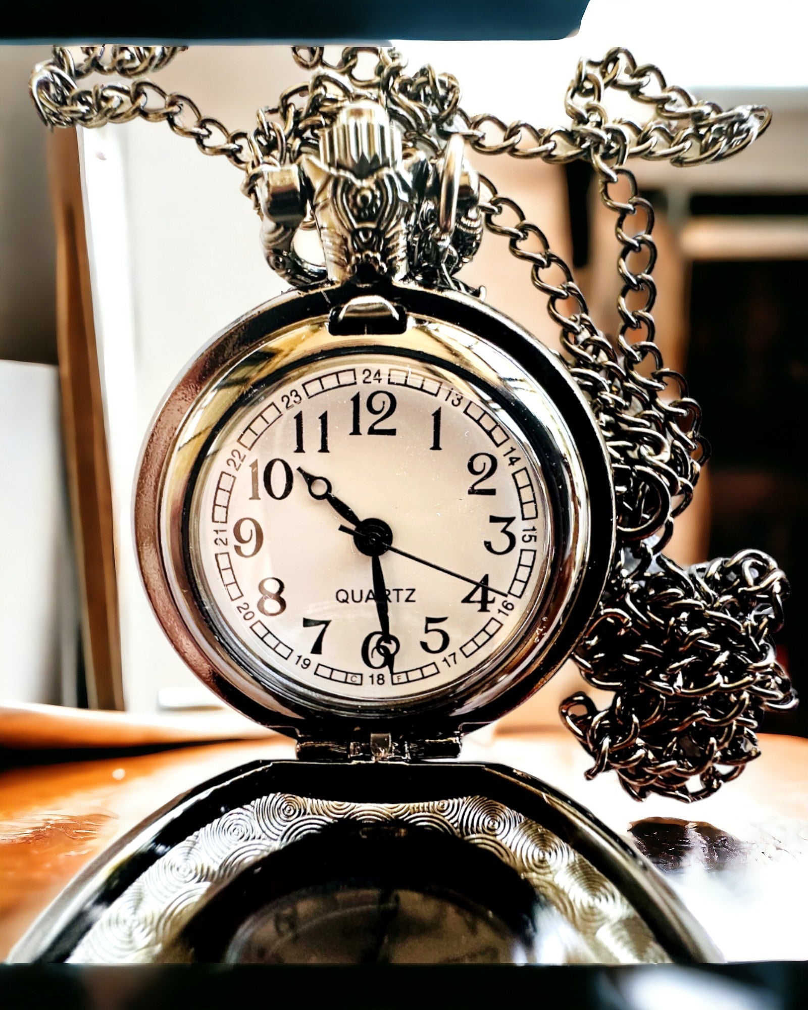 Zakhorloge "Sterrenkat" met Graveermogelijkheid, 2 Kleuropties Beschikbaar