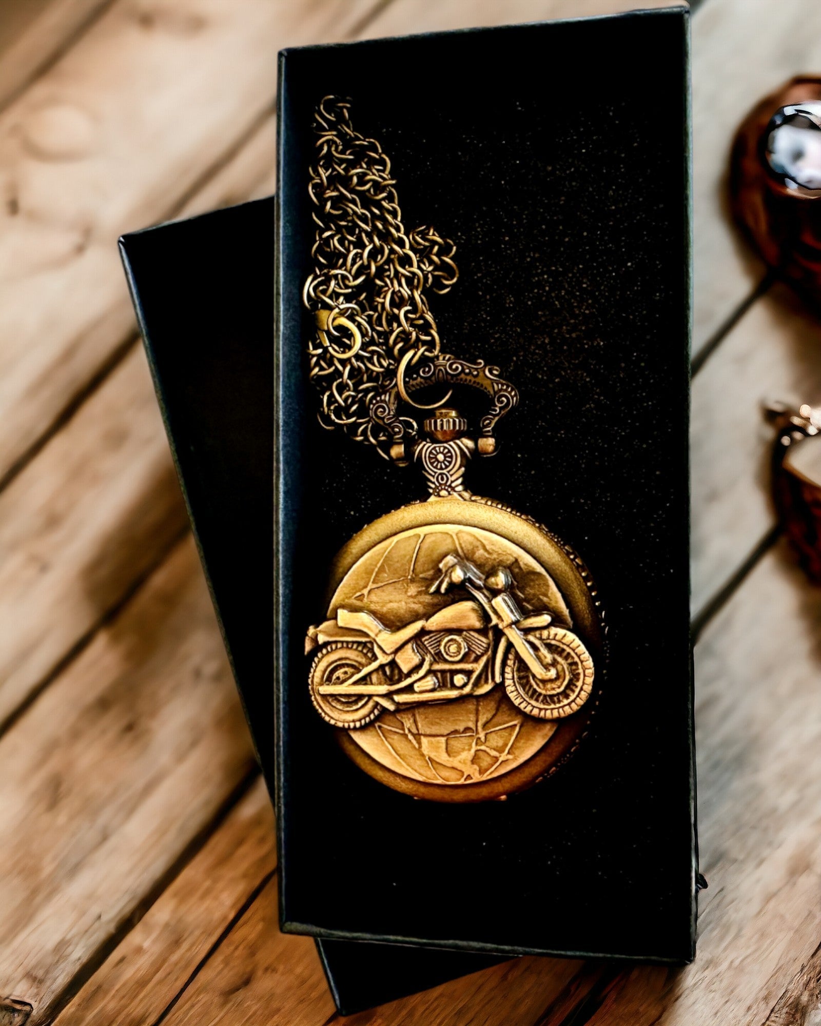 Zakhorloge "Motorrijder Elegant" – Graveren