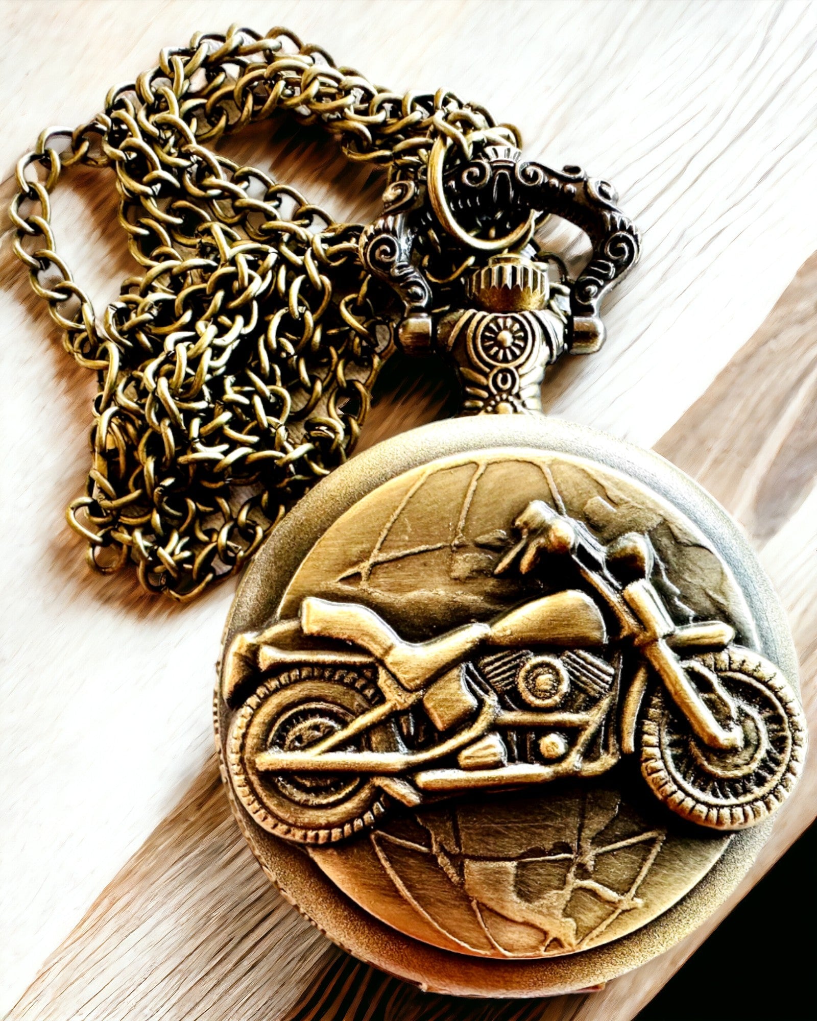 Zakhorloge "Motorrijder Elegant" – Graveren