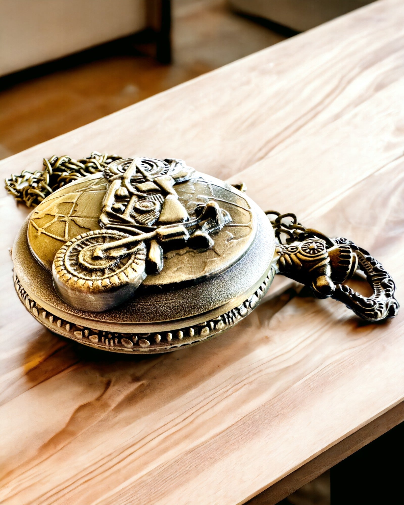 Zakhorloge "Motorrijder Elegant" – Graveren