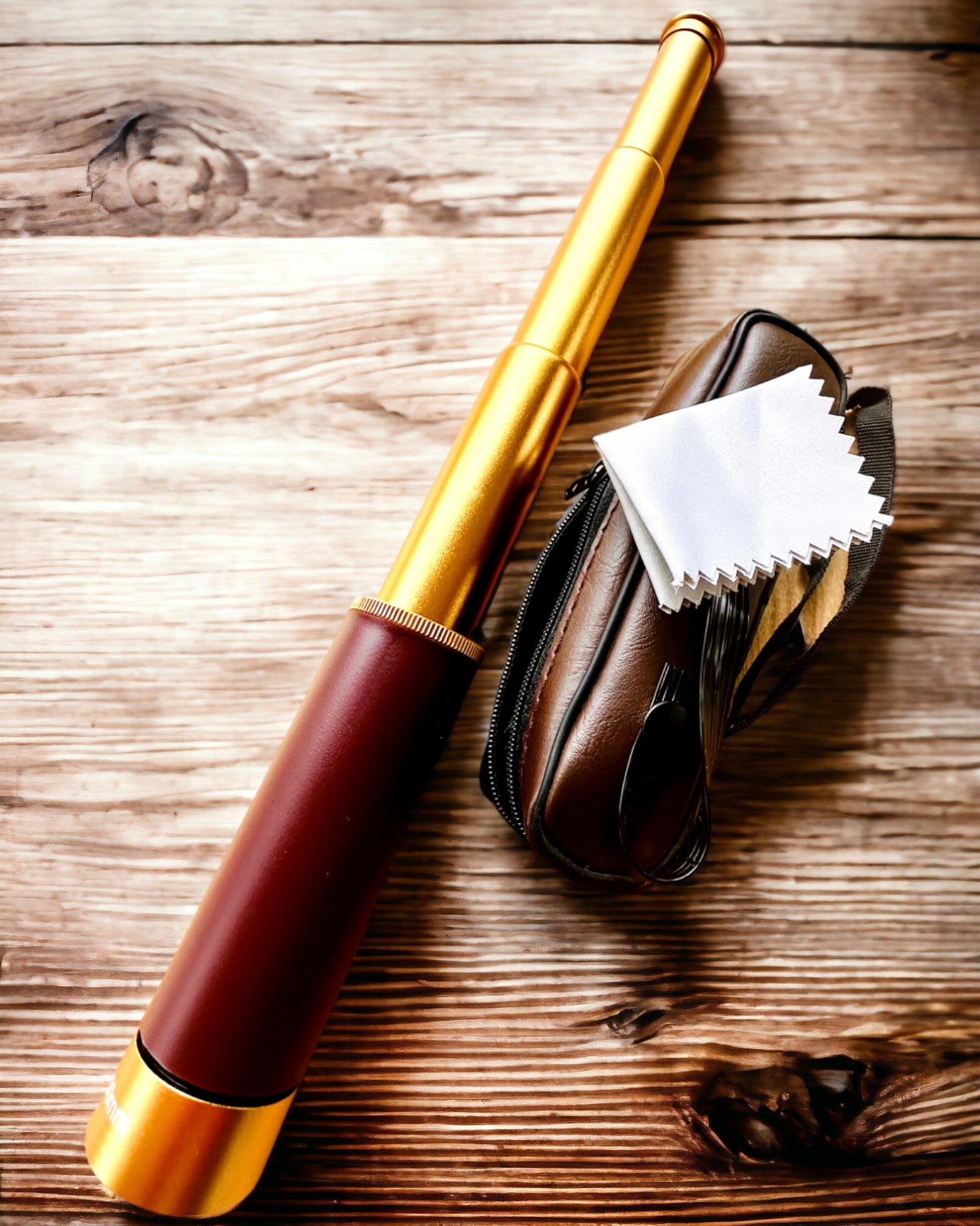 Monoculaire Verrekijker Explorer 25x30 - Draagbare, Opvouwbare Handtelescoop, mogelijkheid tot personalisatie met gravure