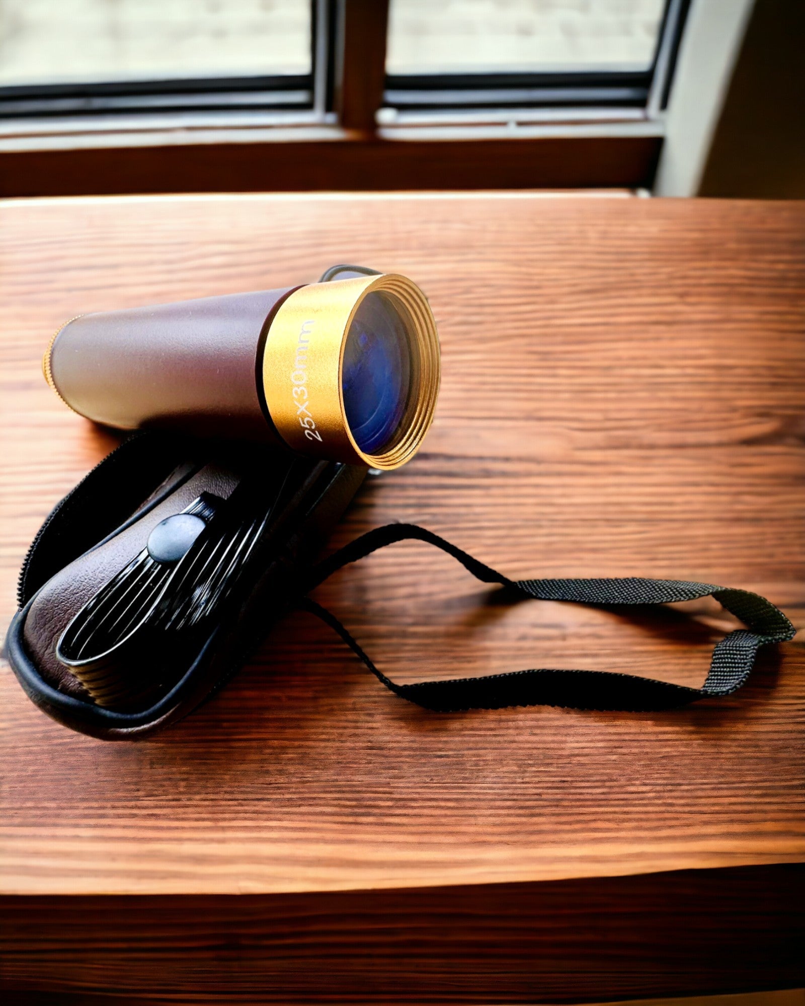 Monoculaire Verrekijker Explorer 25x30 - Draagbare, Opvouwbare Handtelescoop, mogelijkheid tot personalisatie met gravure