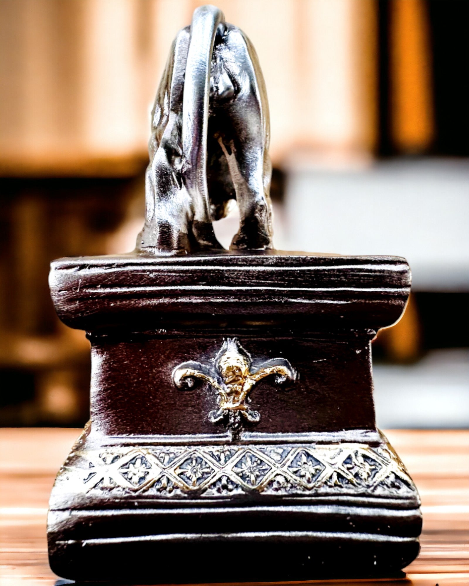 Lwi Strażnik – Beeldje met Graveermogelijkheid