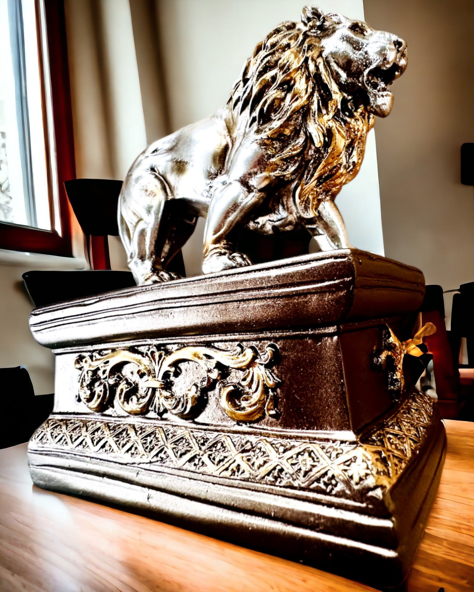 Lwi Strażnik – Beeldje met Graveermogelijkheid