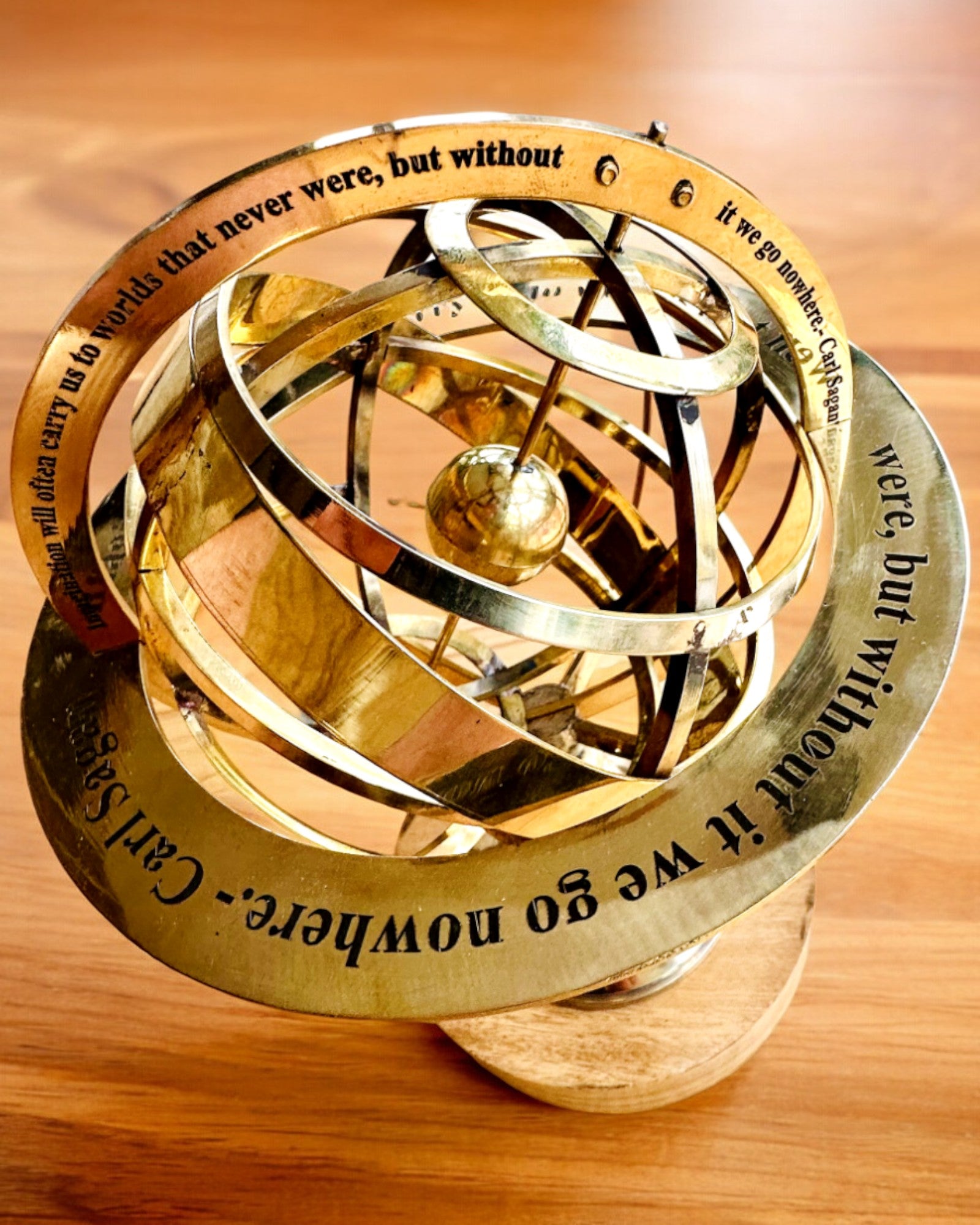 Astrolabium Artis - Handgemaakt met Graveeroptie, decoratie voor kantoor, premium