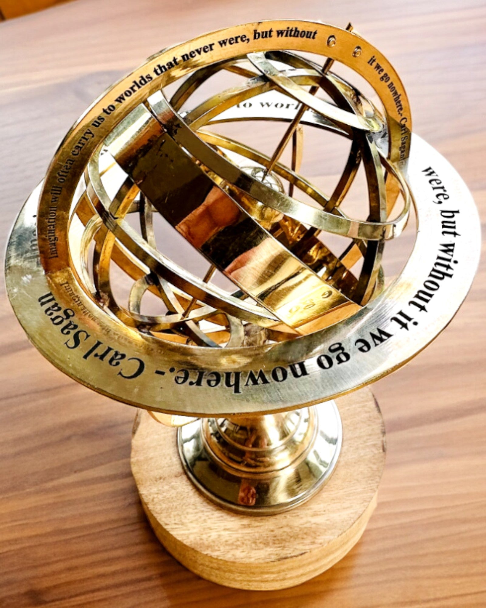 Astrolabium Artis - Handgemaakt met Graveeroptie, decoratie voor kantoor, premium