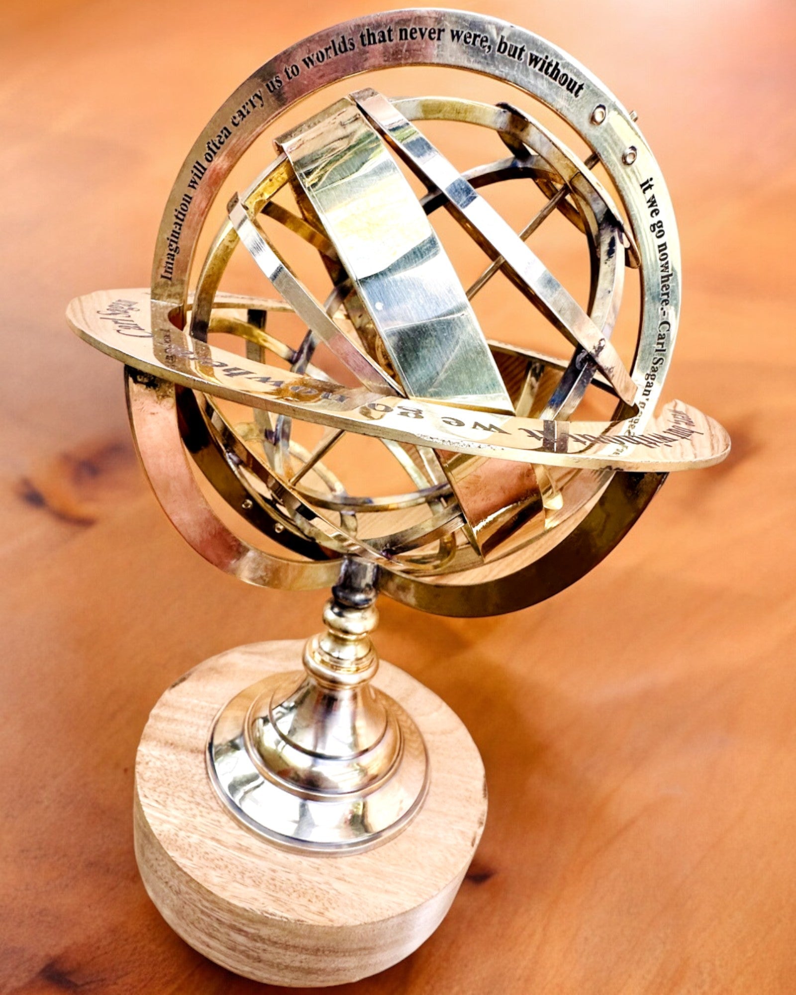 Astrolabium Artis - Handgemaakt met Graveeroptie, decoratie voor kantoor, premium