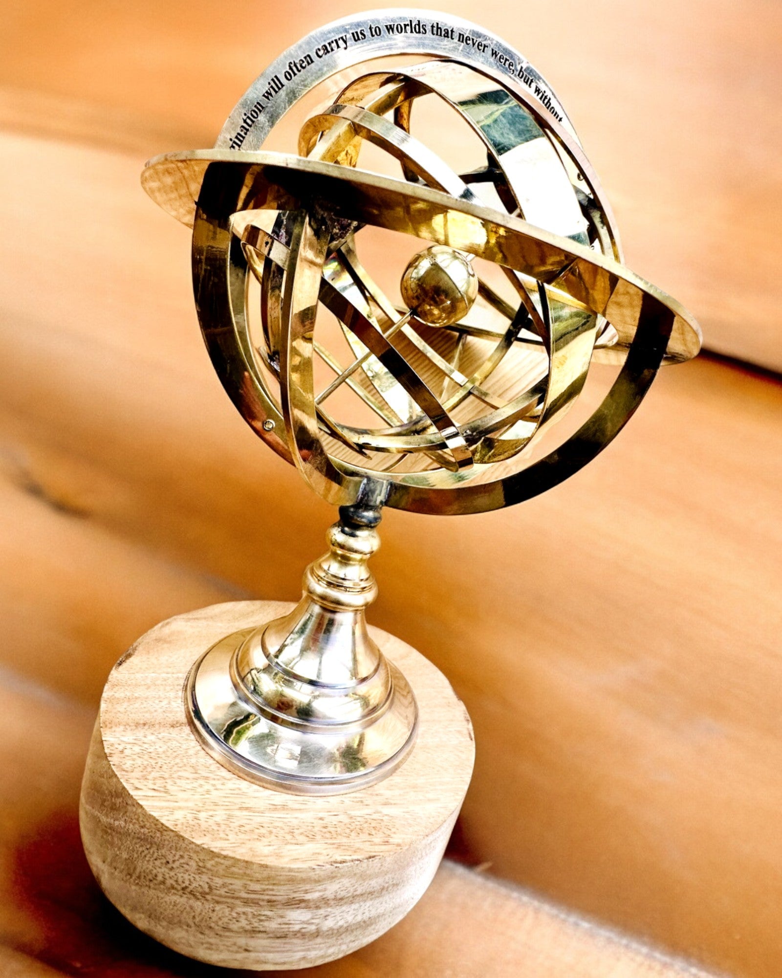 Astrolabium Artis - Handgemaakt met Graveeroptie, decoratie voor kantoor, premium