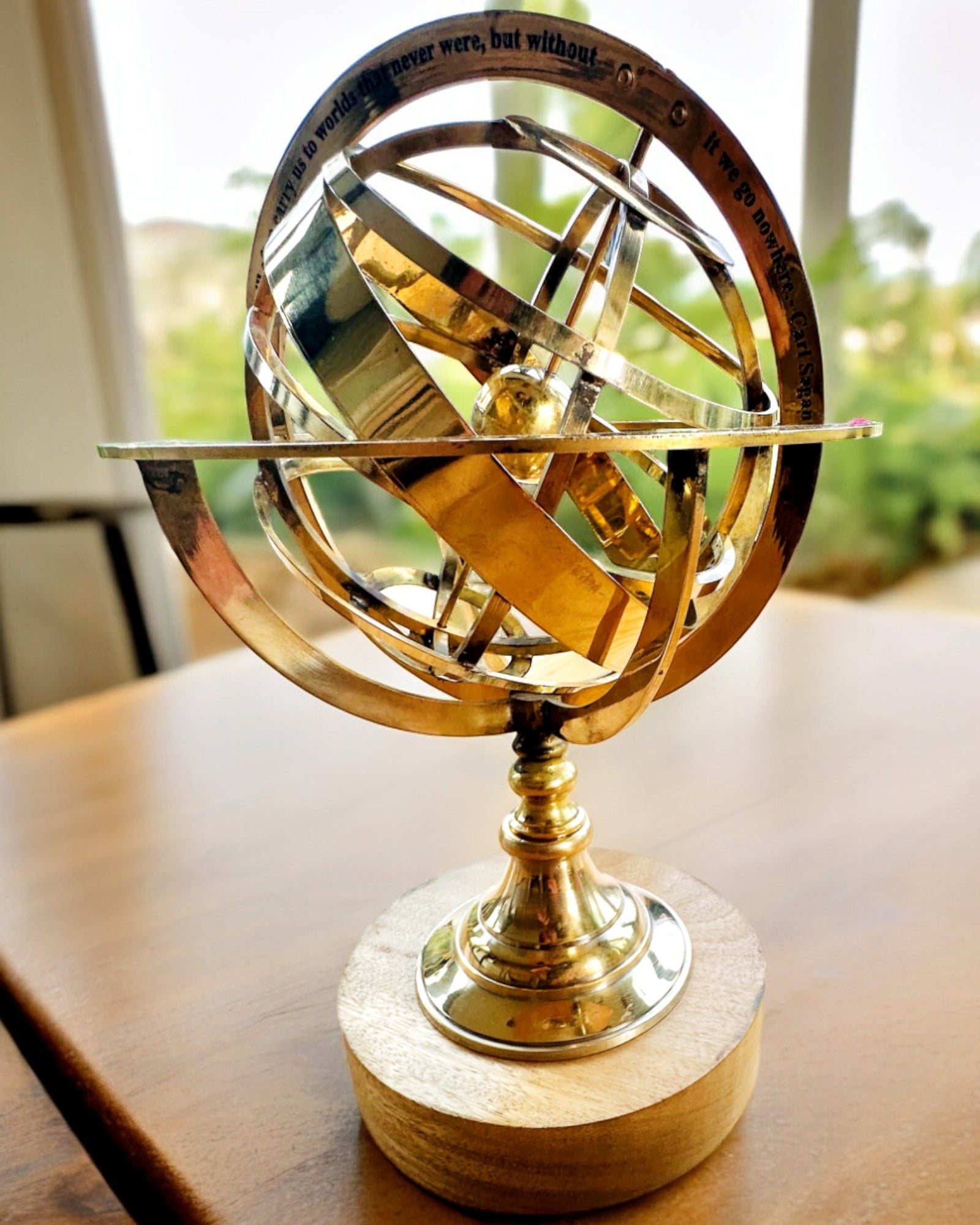 Astrolabium Artis - Handgemaakt met Graveeroptie, decoratie voor kantoor, premium