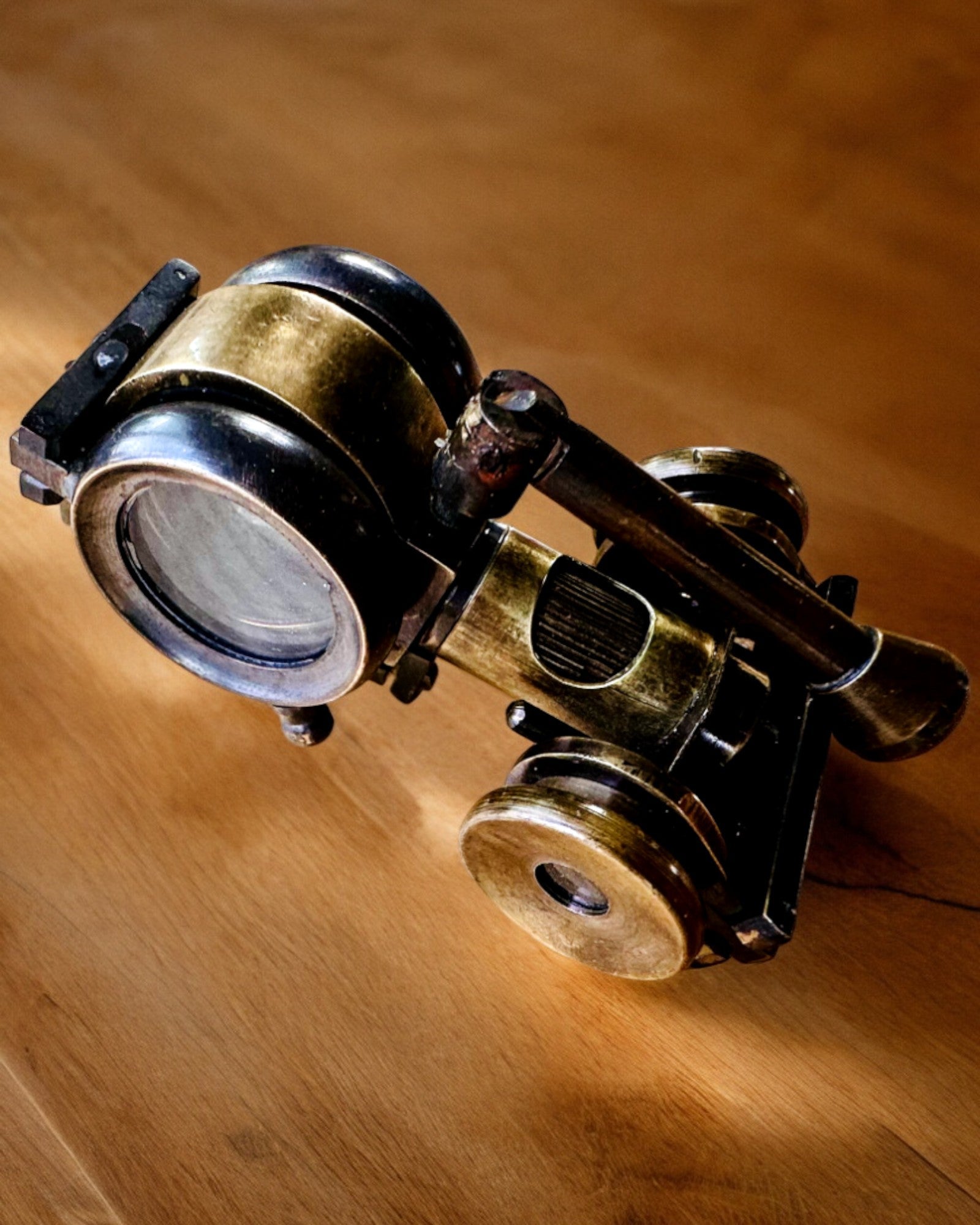 Binocular Nautica - Exclusieve Vintage Accessoire - Handgemaakt met Graveeroptie, decoratie voor kantoor, premium