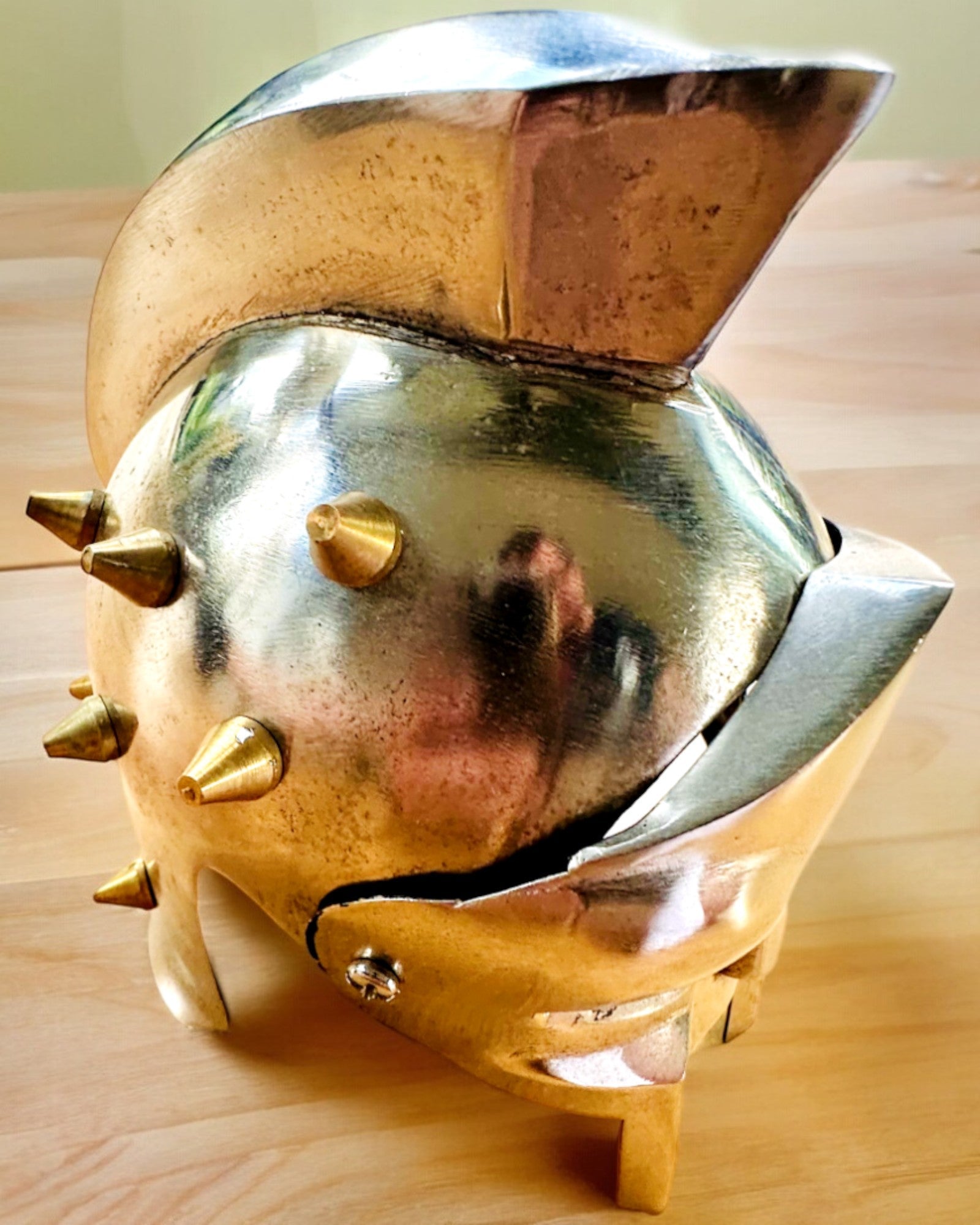 Gladiatoren Riddermasker "Sparta" - mogelijkheid tot personalisatie met gravure