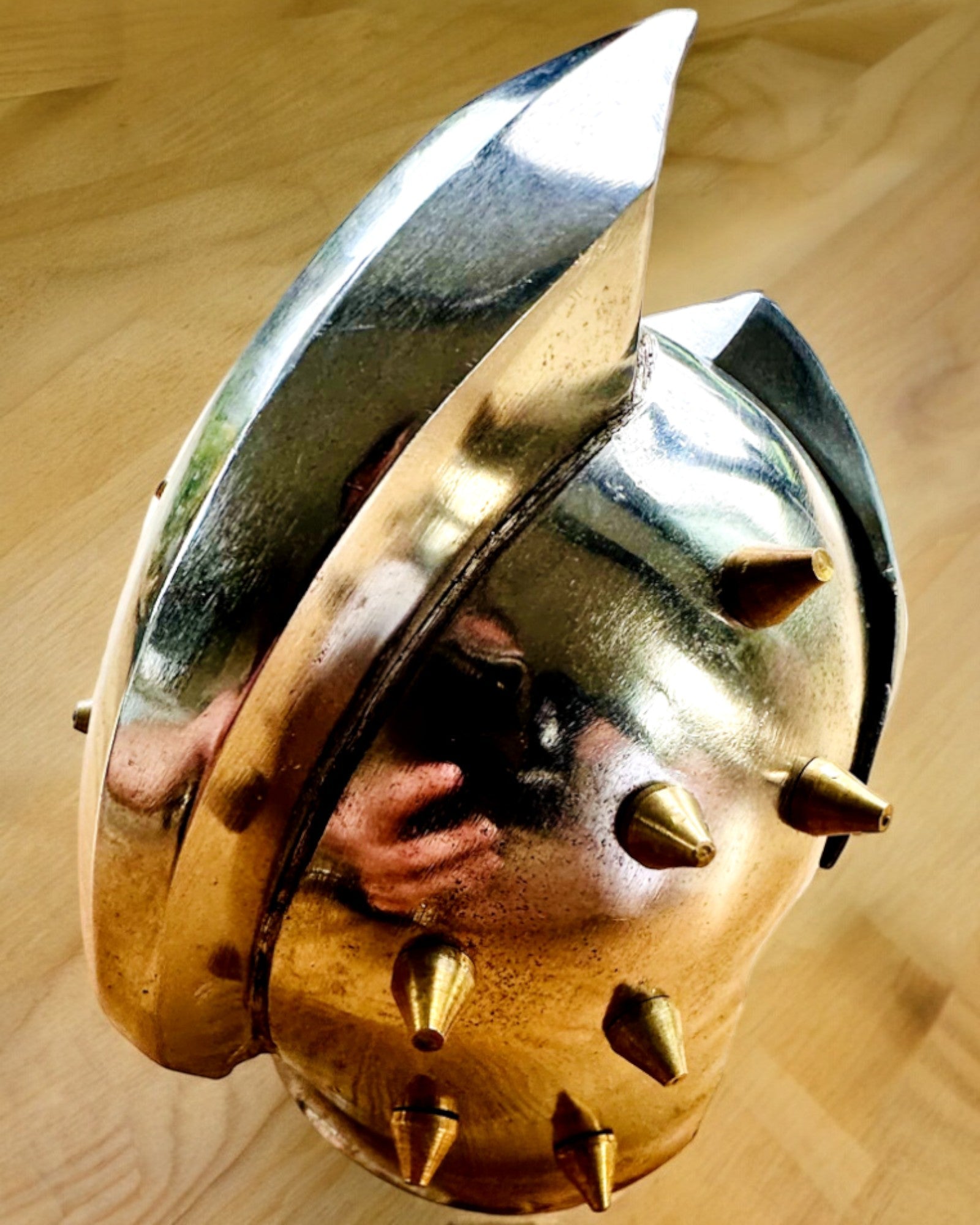 Gladiatoren Riddermasker "Sparta" - mogelijkheid tot personalisatie met gravure