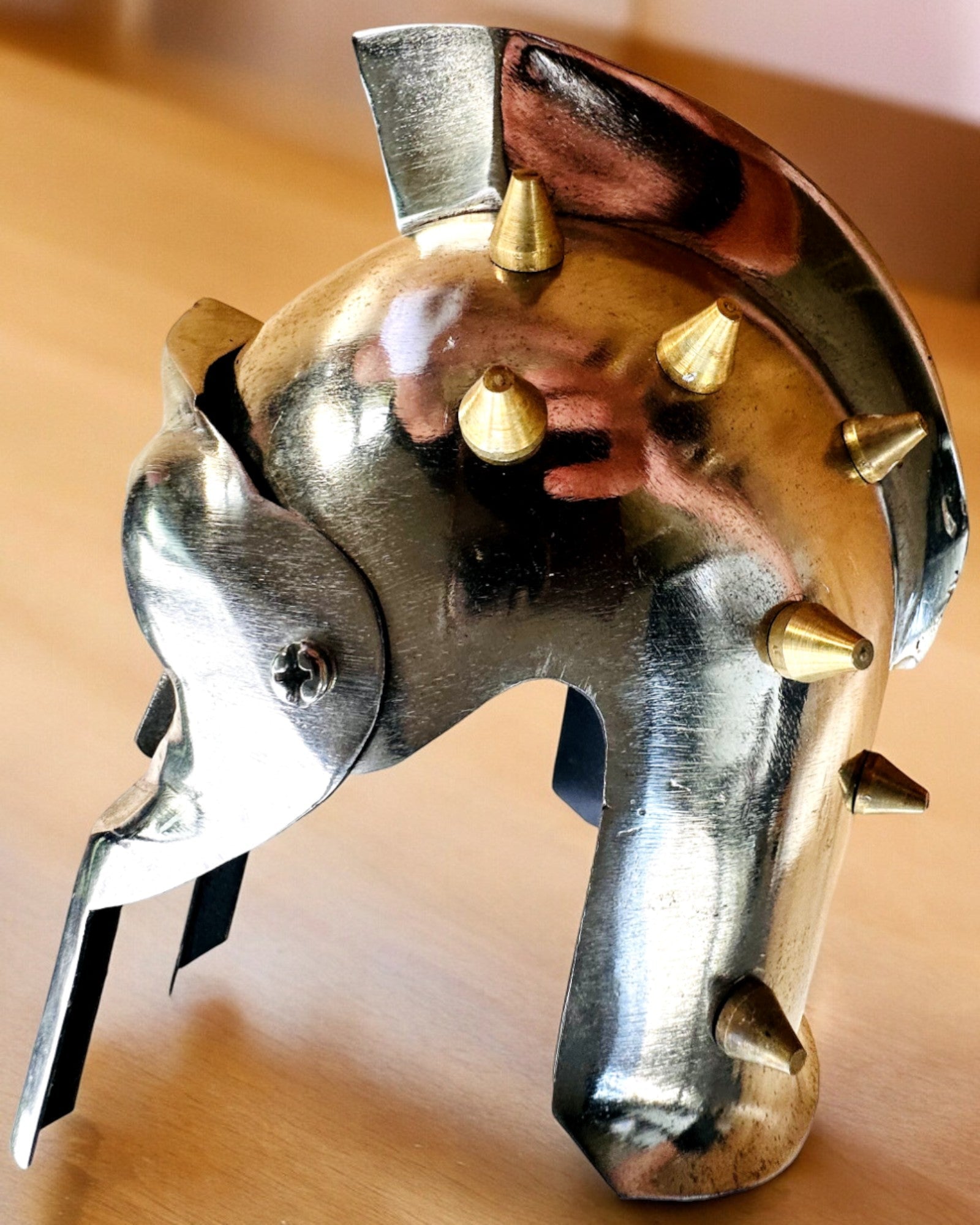 Gladiatoren Riddermasker "Sparta" - mogelijkheid tot personalisatie met gravure