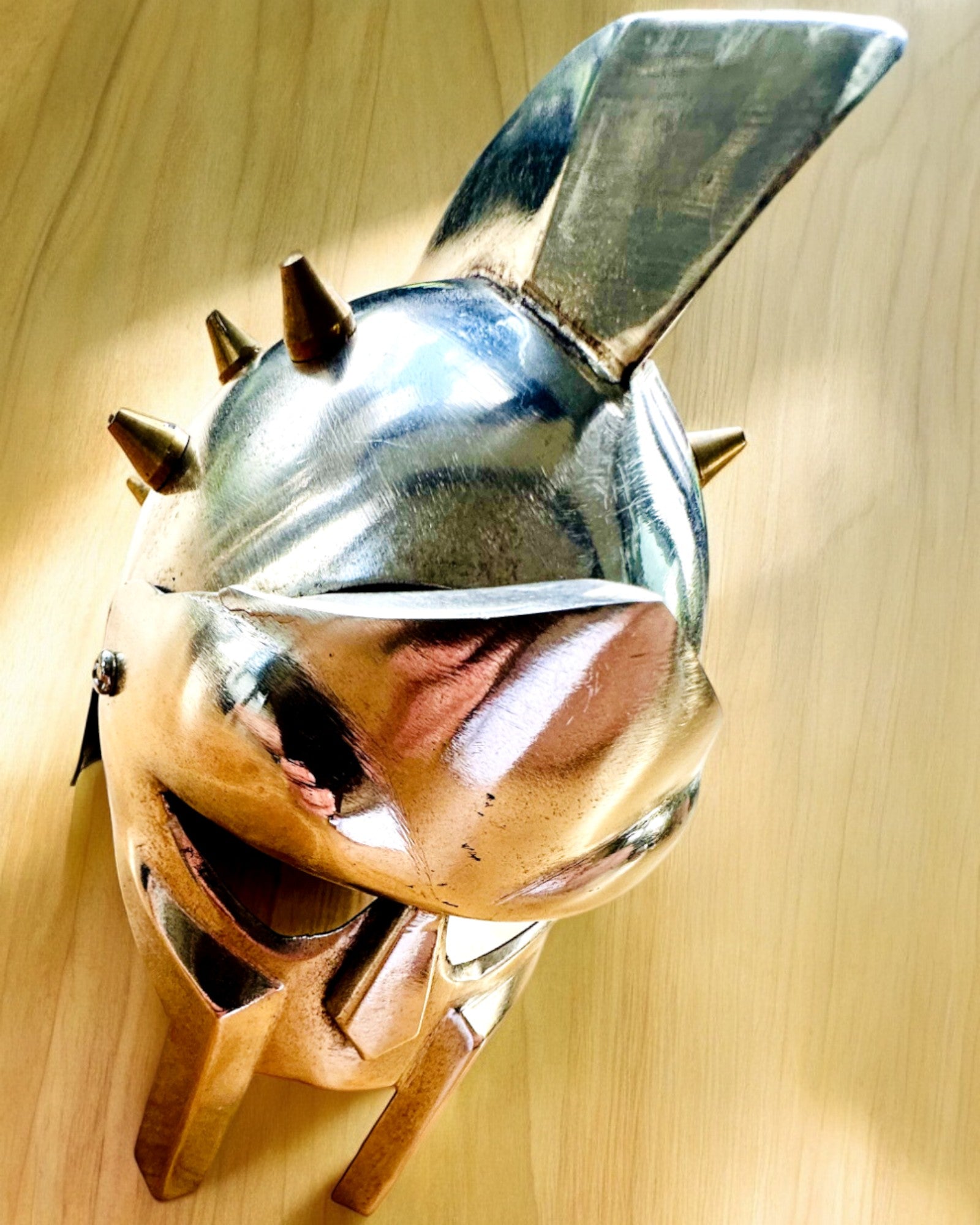 Gladiatoren Riddermasker "Sparta" - mogelijkheid tot personalisatie met gravure