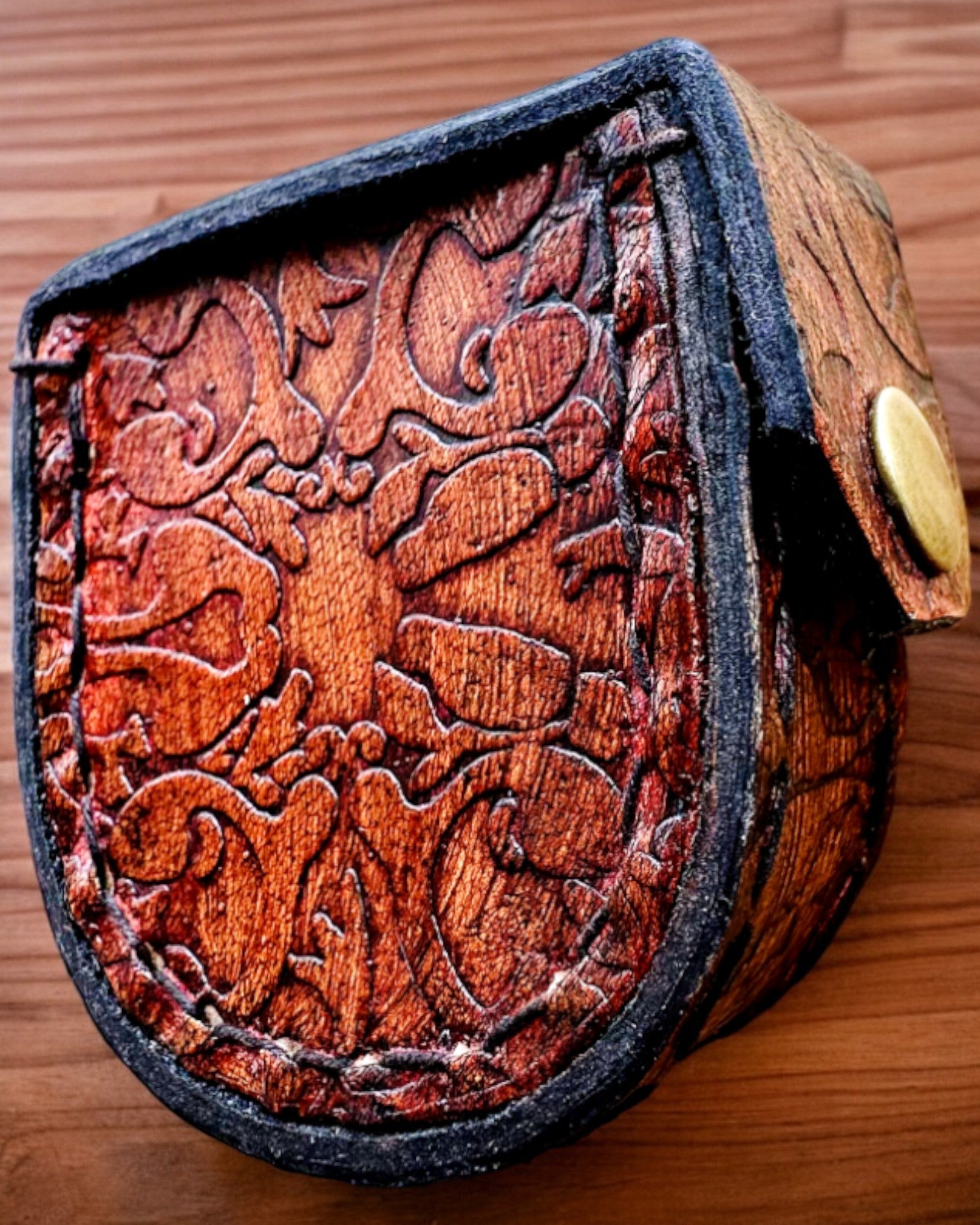 Elegant Maharadja Etui voor Zakhorloge of Kompas - mogelijkheid tot personalisatie met gravure