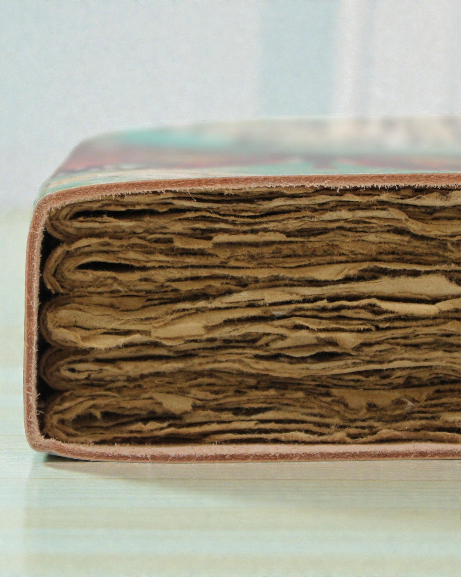 Leren notitieboek Vlinder van inspiratie – Verberg je vleugels nooit – 13 × 18 cm