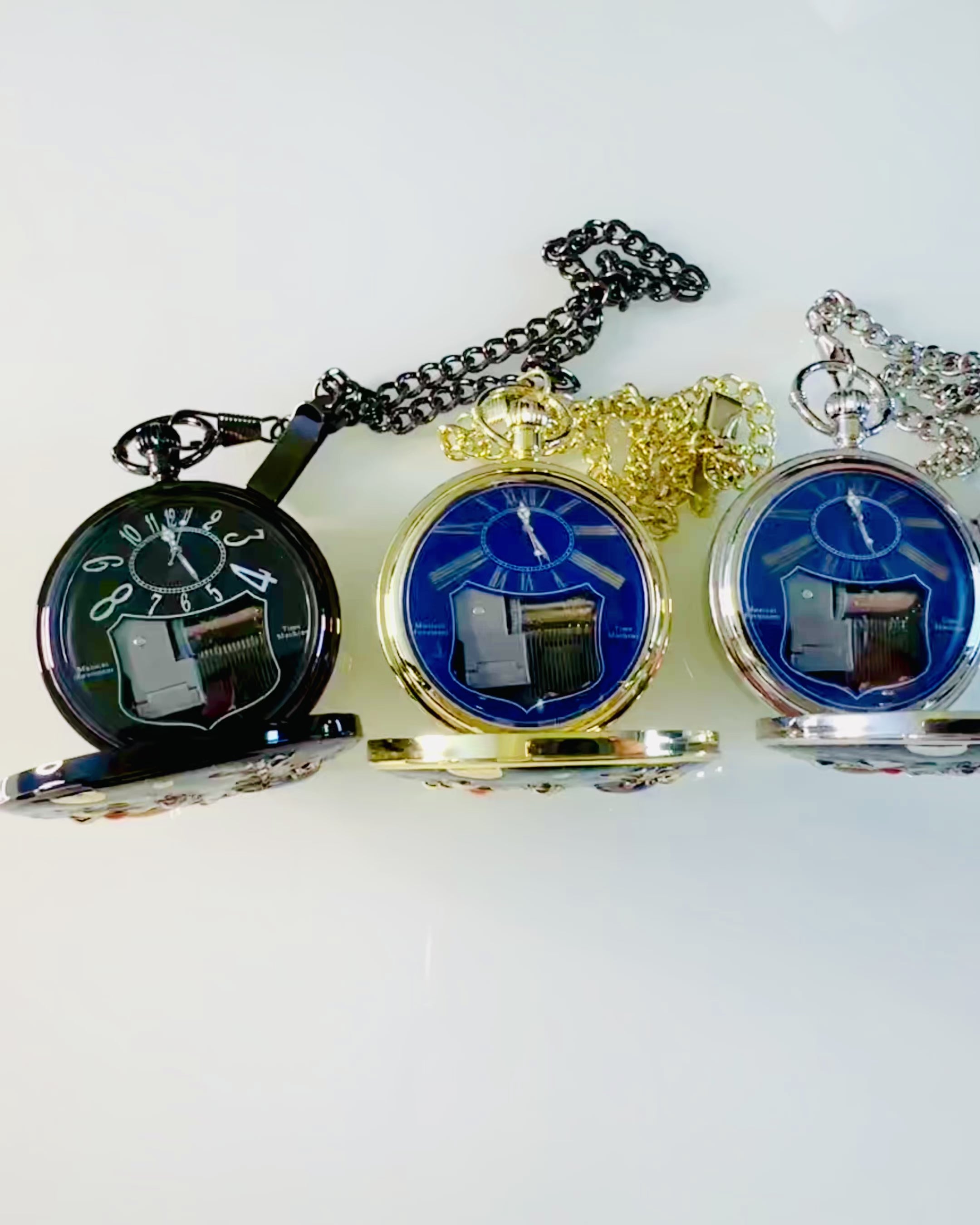 Zakhorloge "Astrum Temporis" - Gouden rand. Mogelijkheid tot personalisatie met gravure