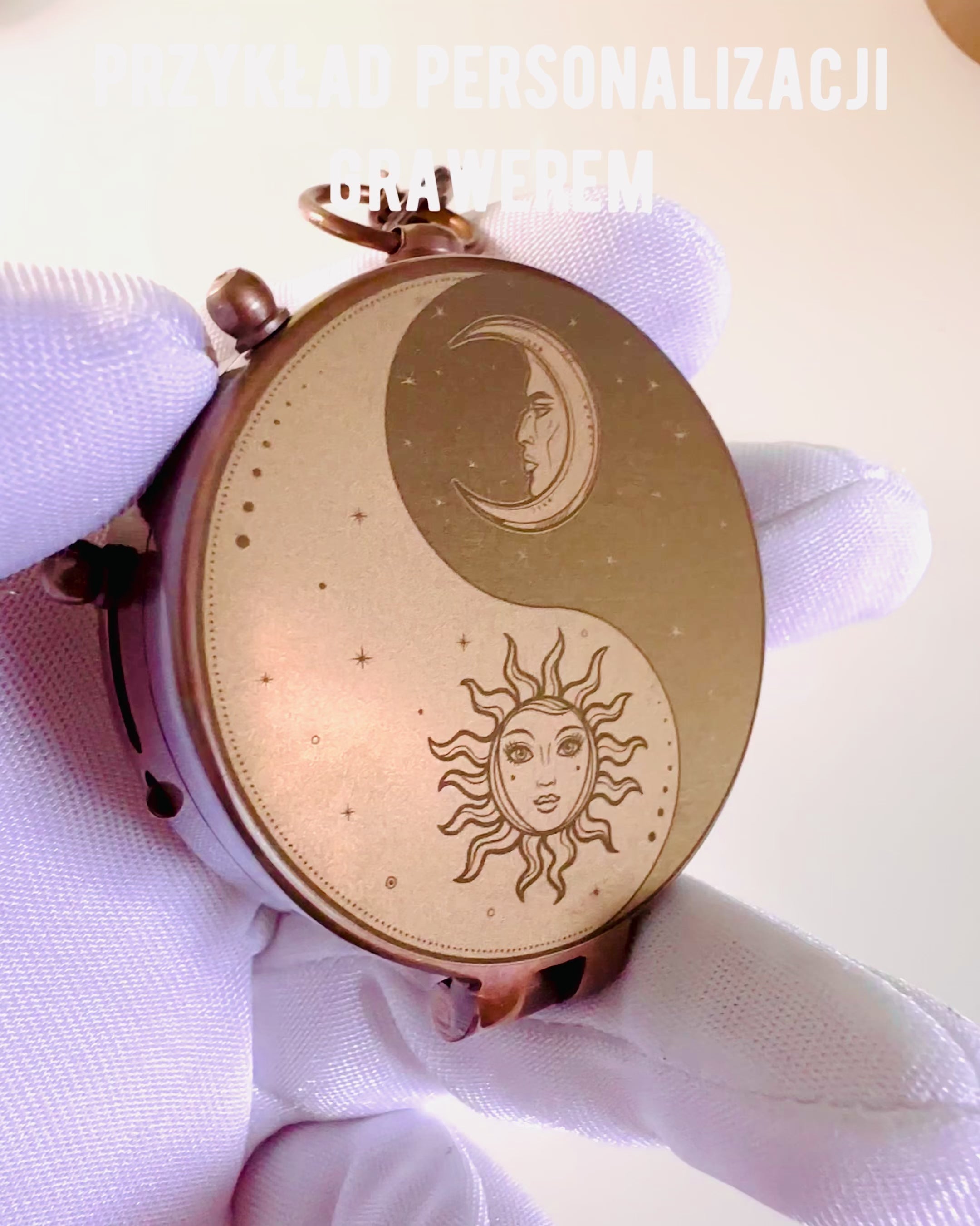 Kompas Indyjski Odysseus – Retro Explorer Parel - mogelijkheid tot graveren