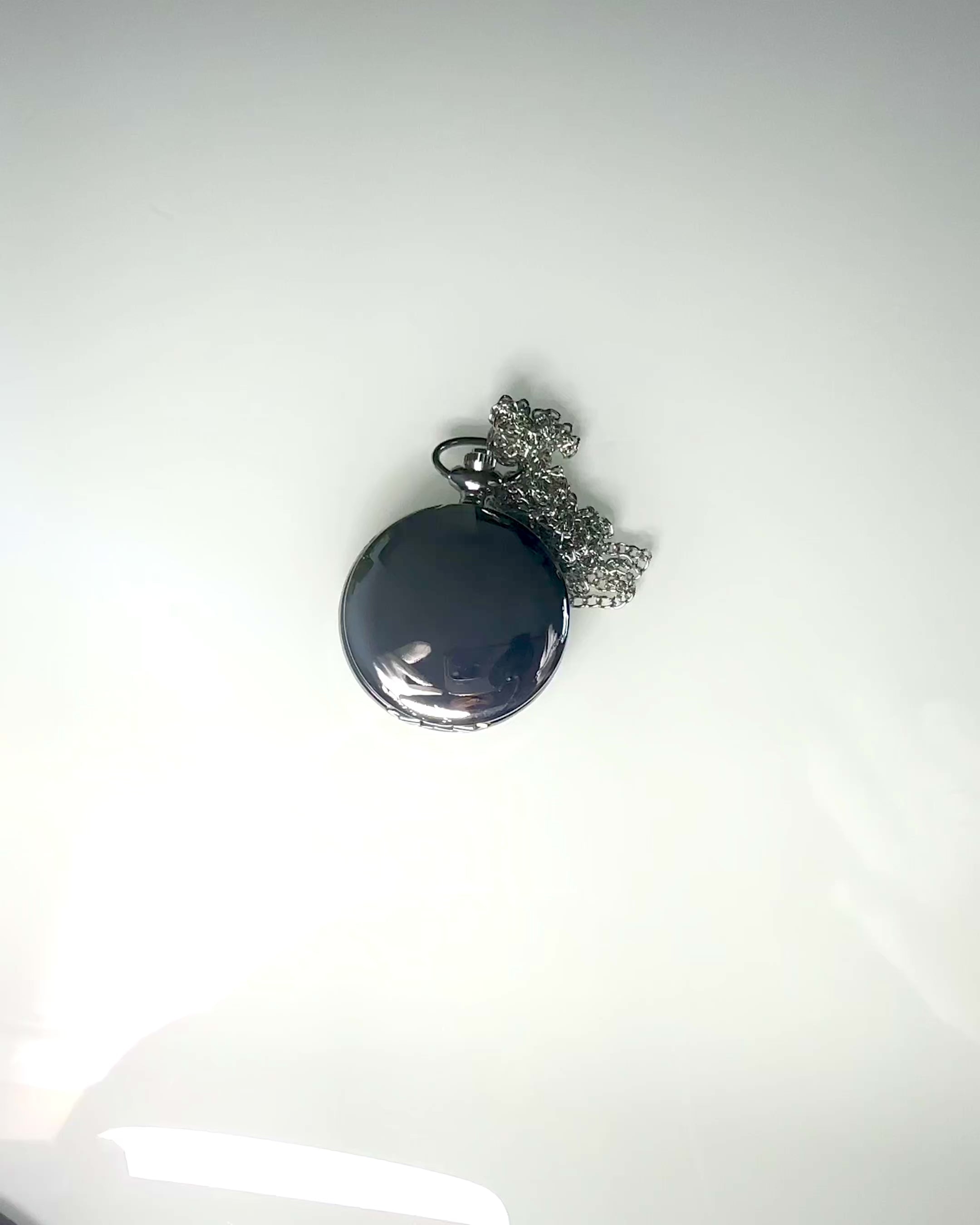 Klassieke Zilveren Zakhorloge met Graveeroptie